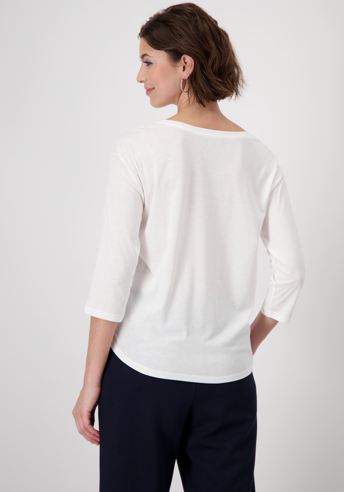 Monari Rundhalsshirt, mit Frontprint