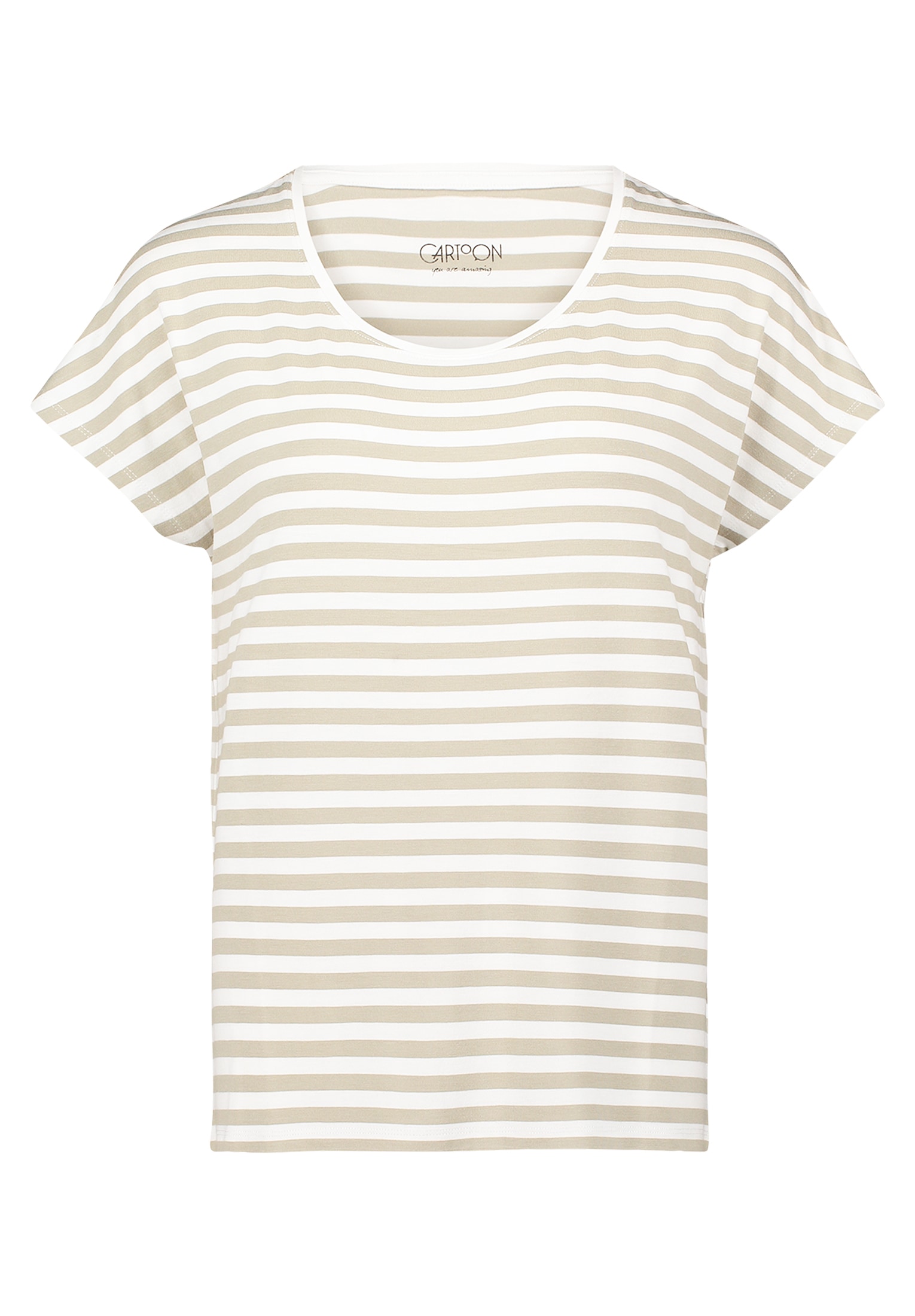 Cartoon Kurzarmshirt »Cartoon Damen Basic Shirt mit Rundhalsausschnitt«, (1 tlg.), Sonstiges