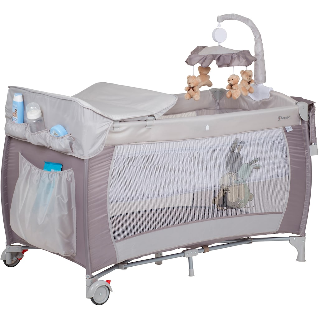 BabyGo Baby-Reisebett »Sleeper Deluxe, beige«