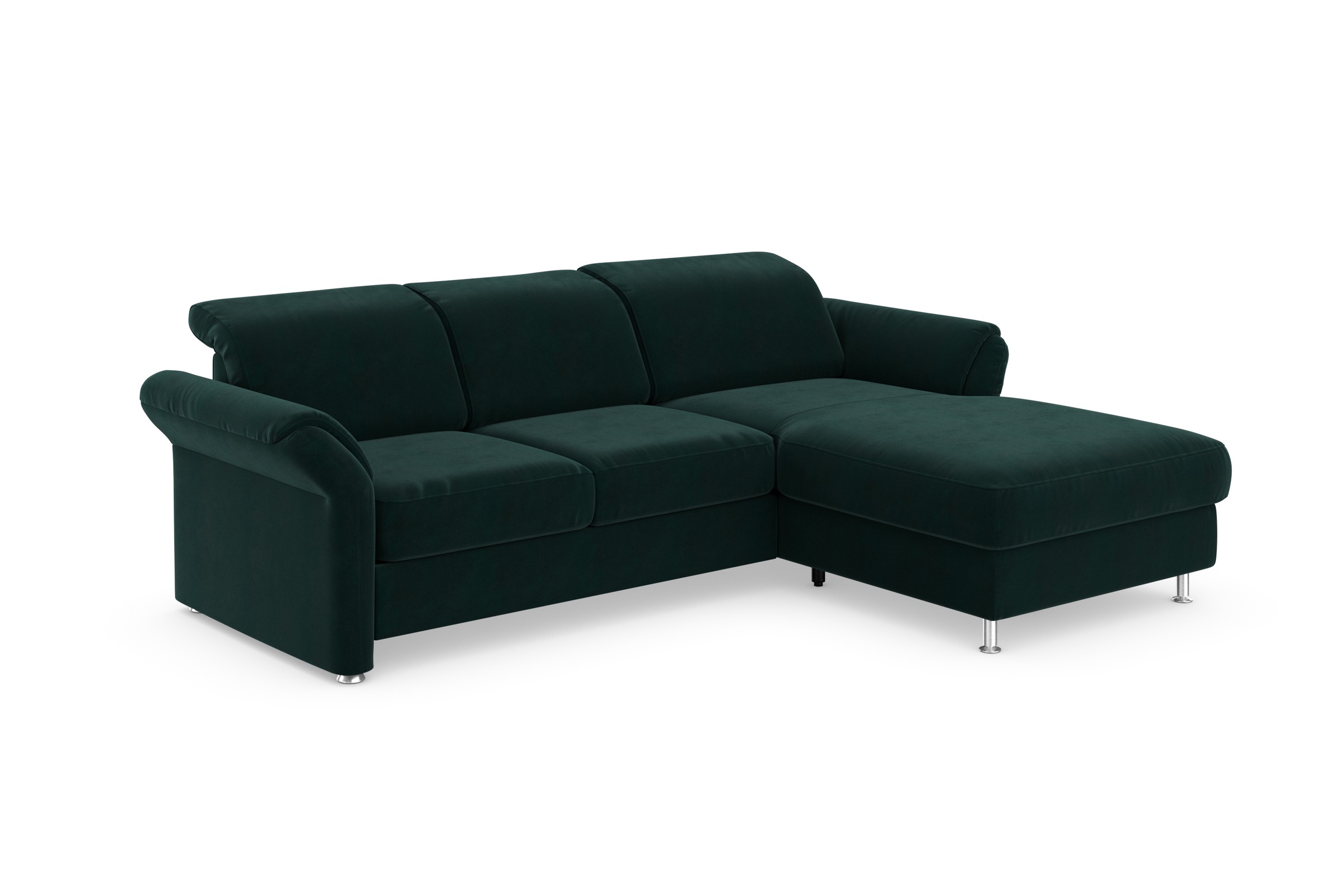 sit&more Ecksofa »Apulia L-Form«, wahlweise Bettfunktion, Bettkasten und Kopf- und Armteilverstellung