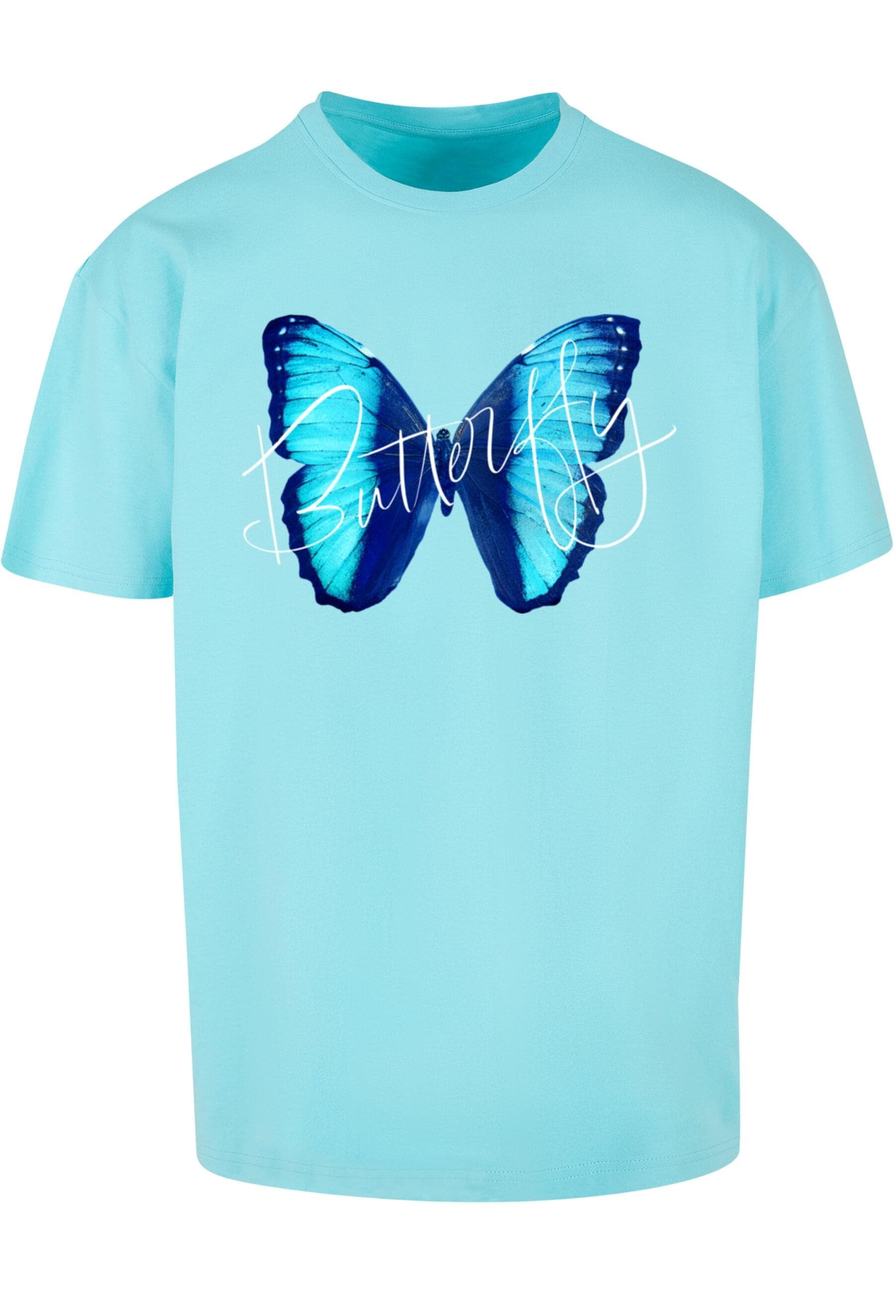 T-Shirt »Merchcode Herren Butterfly Blue Heavy Oversized Tee«