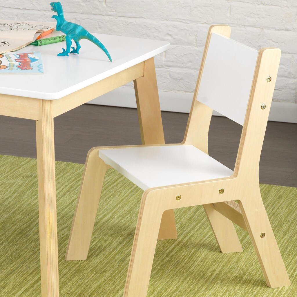 KidKraft® Kindersitzgruppe »Moderner Tisch mit 2 Stühlen«, (3 tlg.)