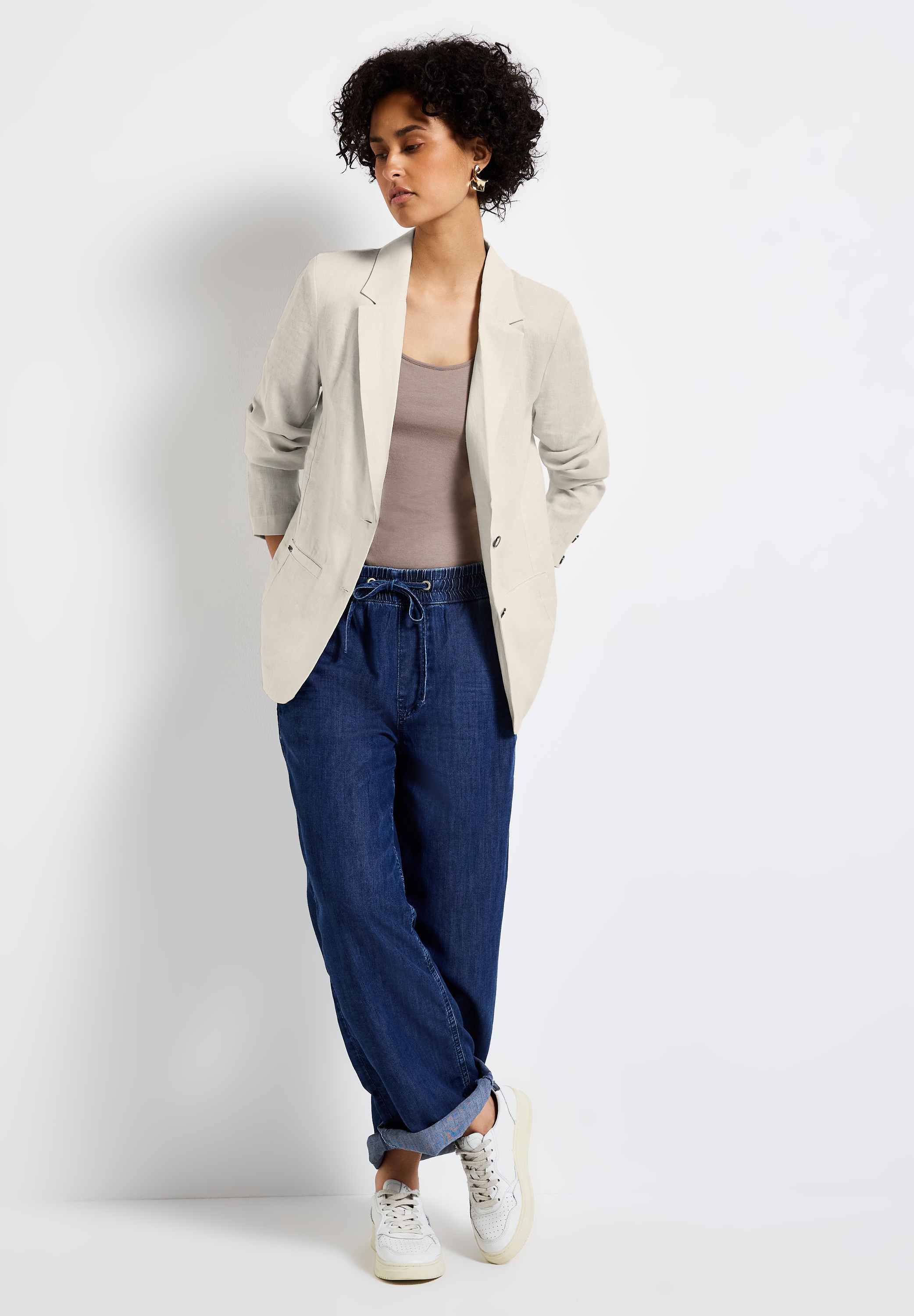 STREET ONE Jackenblazer, mit Revers Kragen