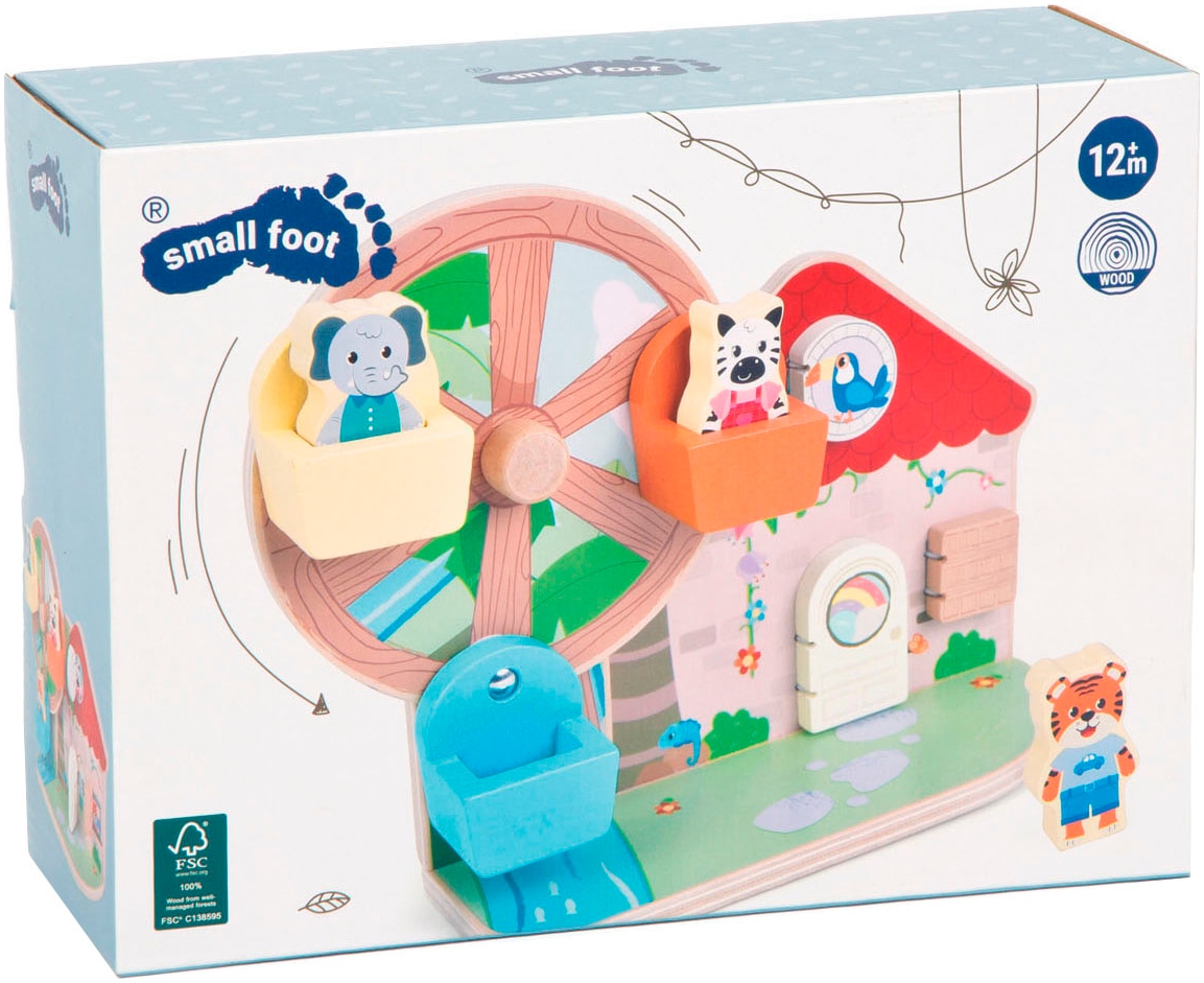 Small Foot Spielcenter »Motorikspielzeug Riesenrad Jungle Friends« aus Holz, FSC® - schützt Wald