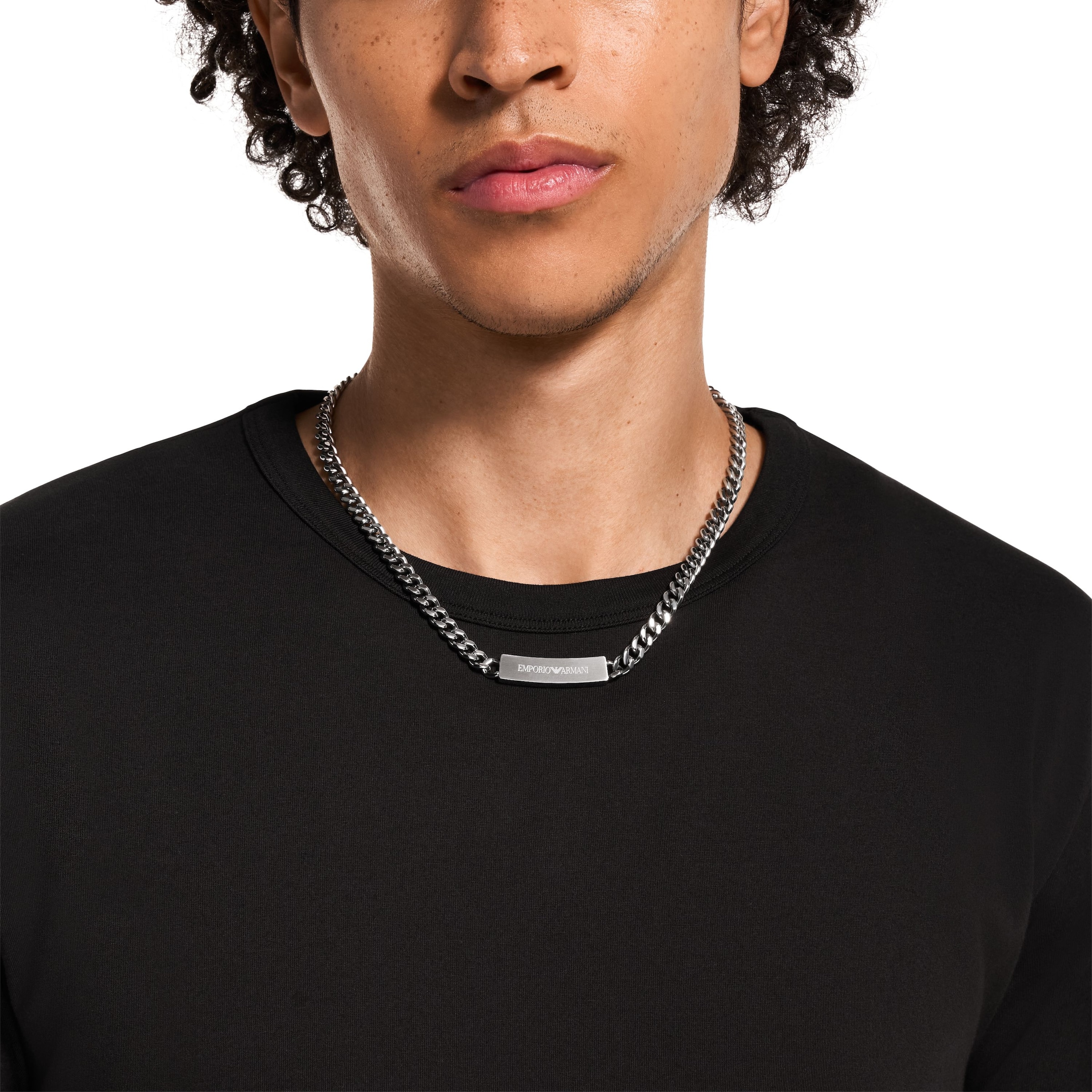 Emporio Armani Kette ohne Anhänger »Schmuck Geschenk Edelstahl«