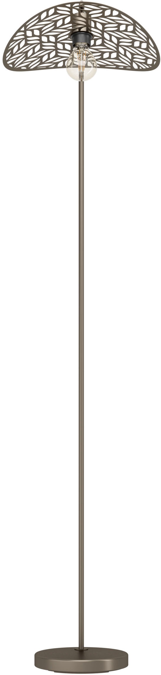EGLO Stehlampe "SWABY Stehlampe - Stahl - E27 - 1X60W - IP20", 1, H: 159,5cm, 1 Stk.bronze, Wohnzimmer, Leuchten, Standlampe Wohnzimmer,