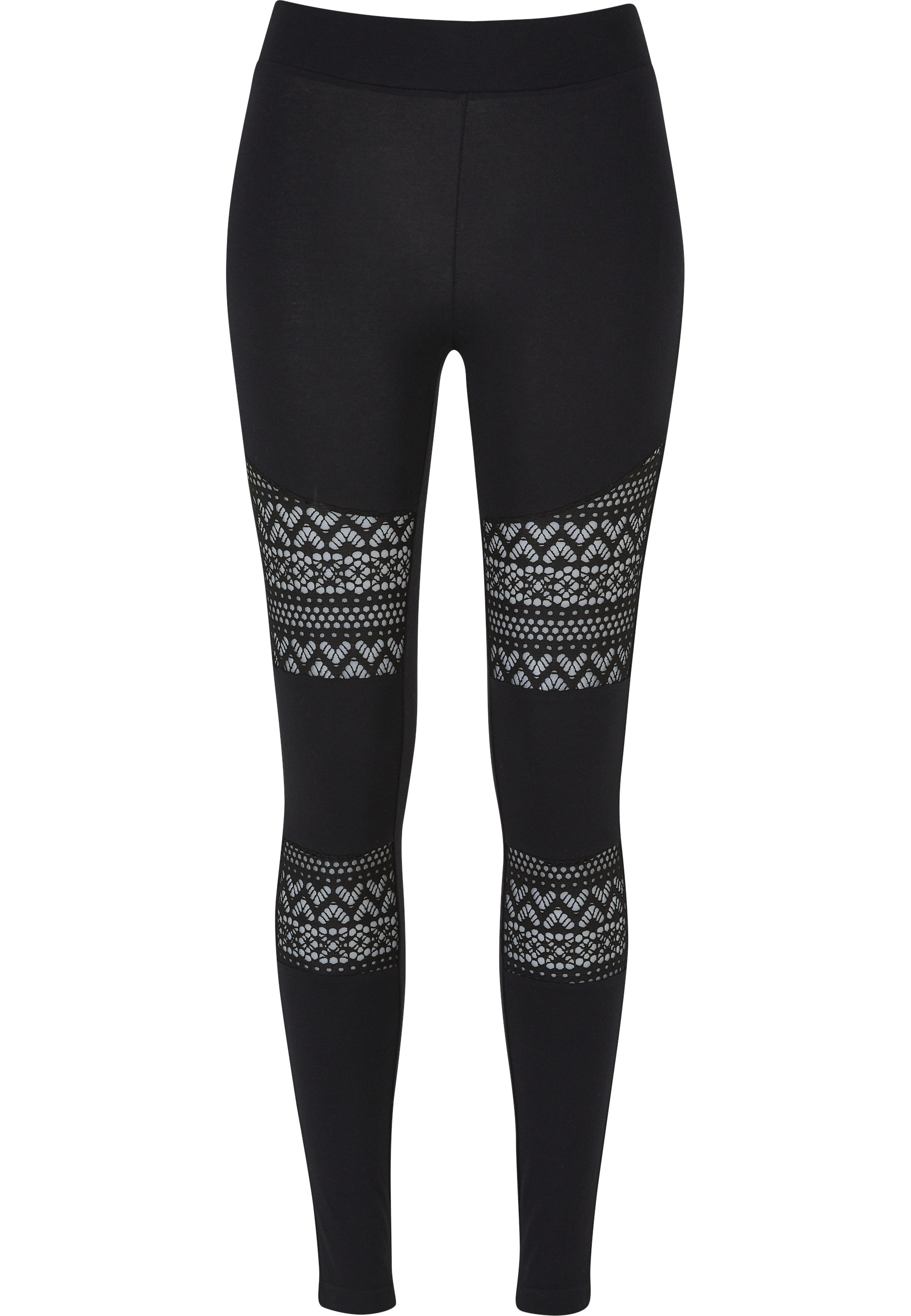 URBAN CLASSICS Leggings "Urban Classics Damen Ladies Crochet Lace Inset Leg günstig online kaufen