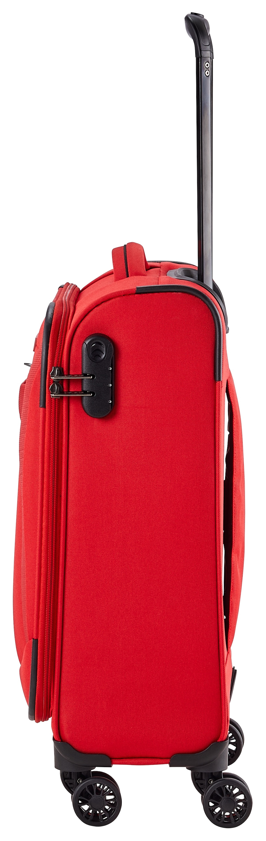travelite Weichgepäck-Trolley »CHIOS, verschiedene Größen und Farben«, 4 Rollen, Weichgepäck Reisegepäck Koffer TSA Schloss
