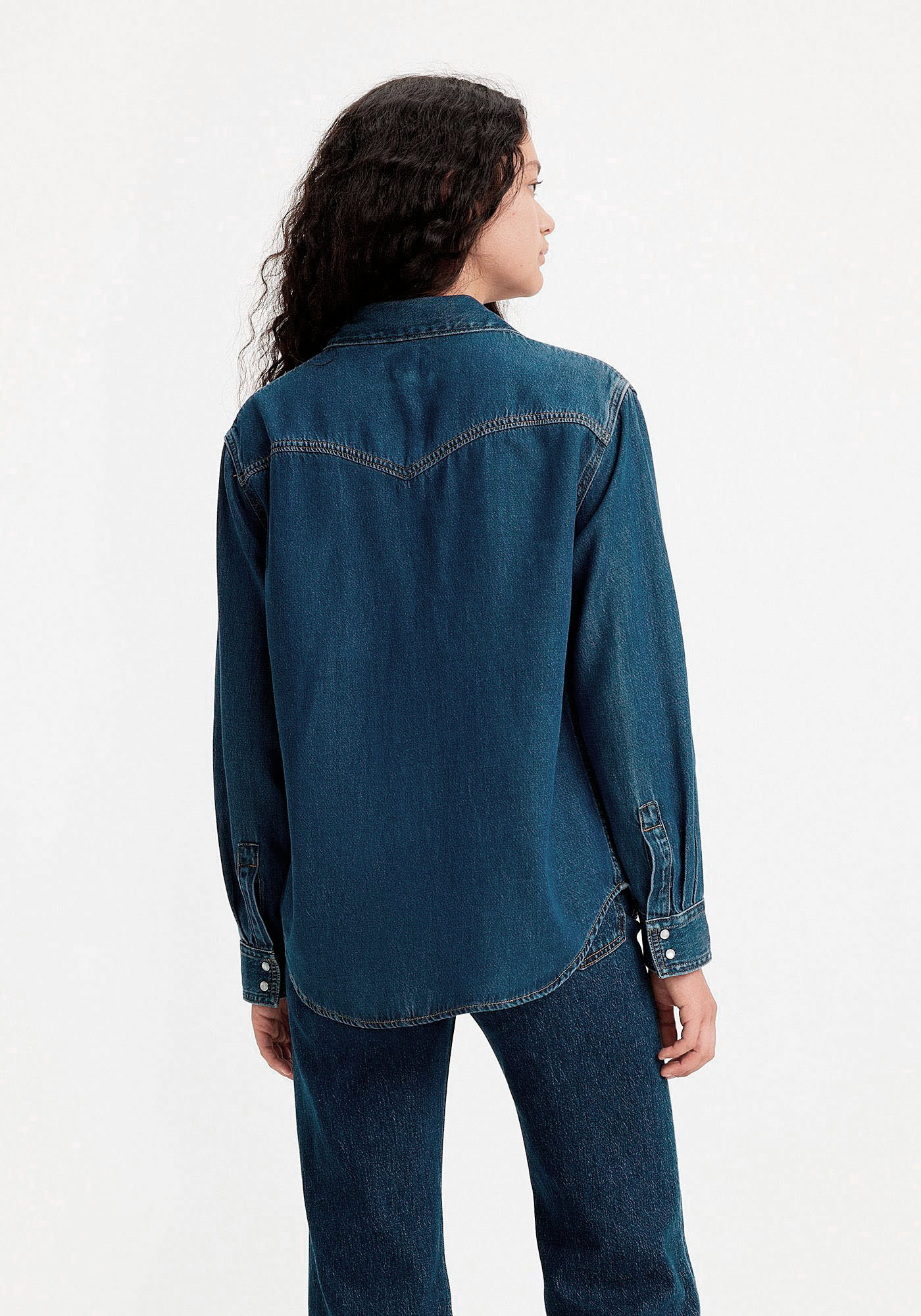 Thumbnail - Levis Jeansbluse "TEODORA WESTERN SHIRT", mit Druckknöpfen