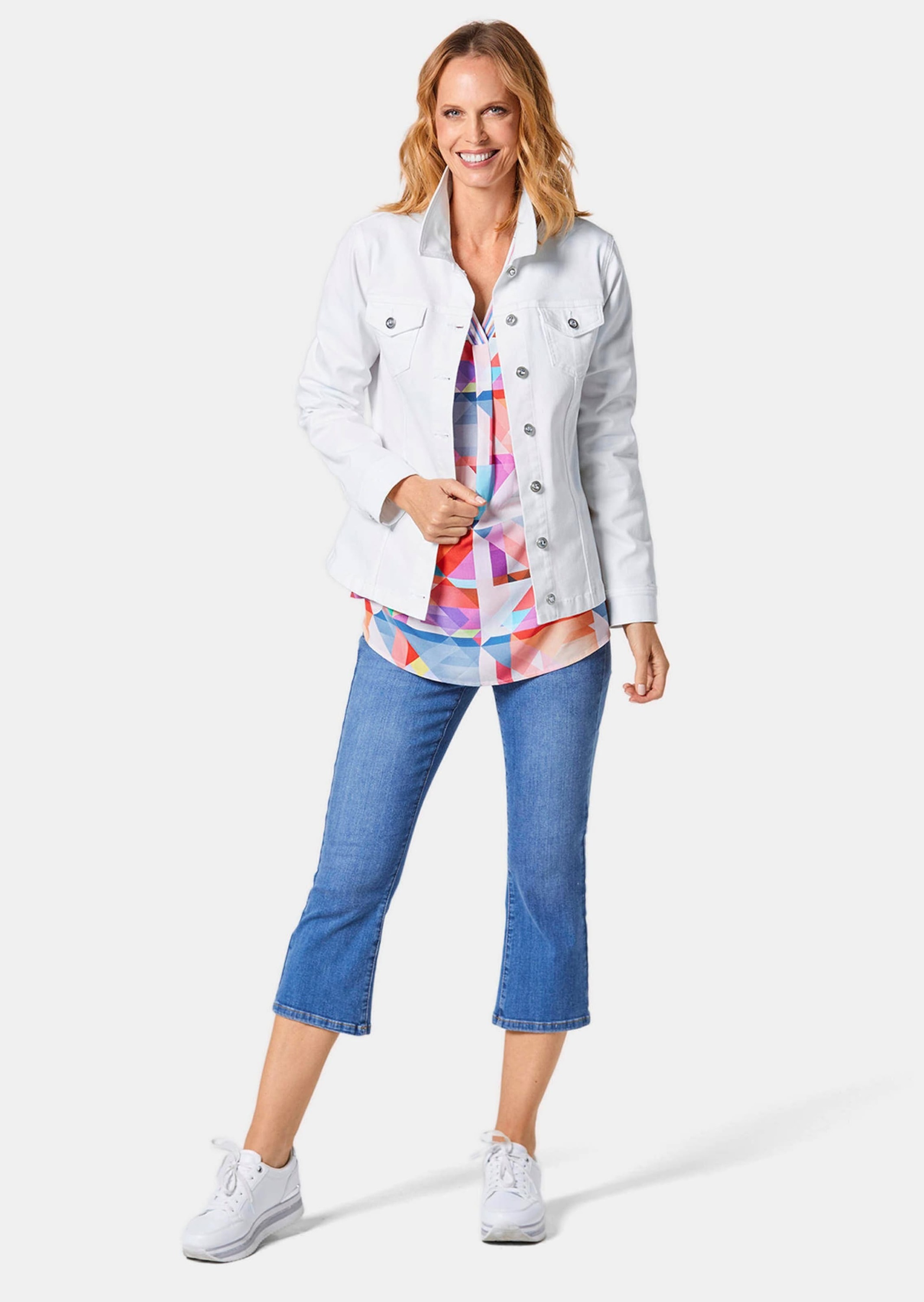 GOLDNER Kurzjacke »Zeitlose Jeansjacke mit tollen Details«