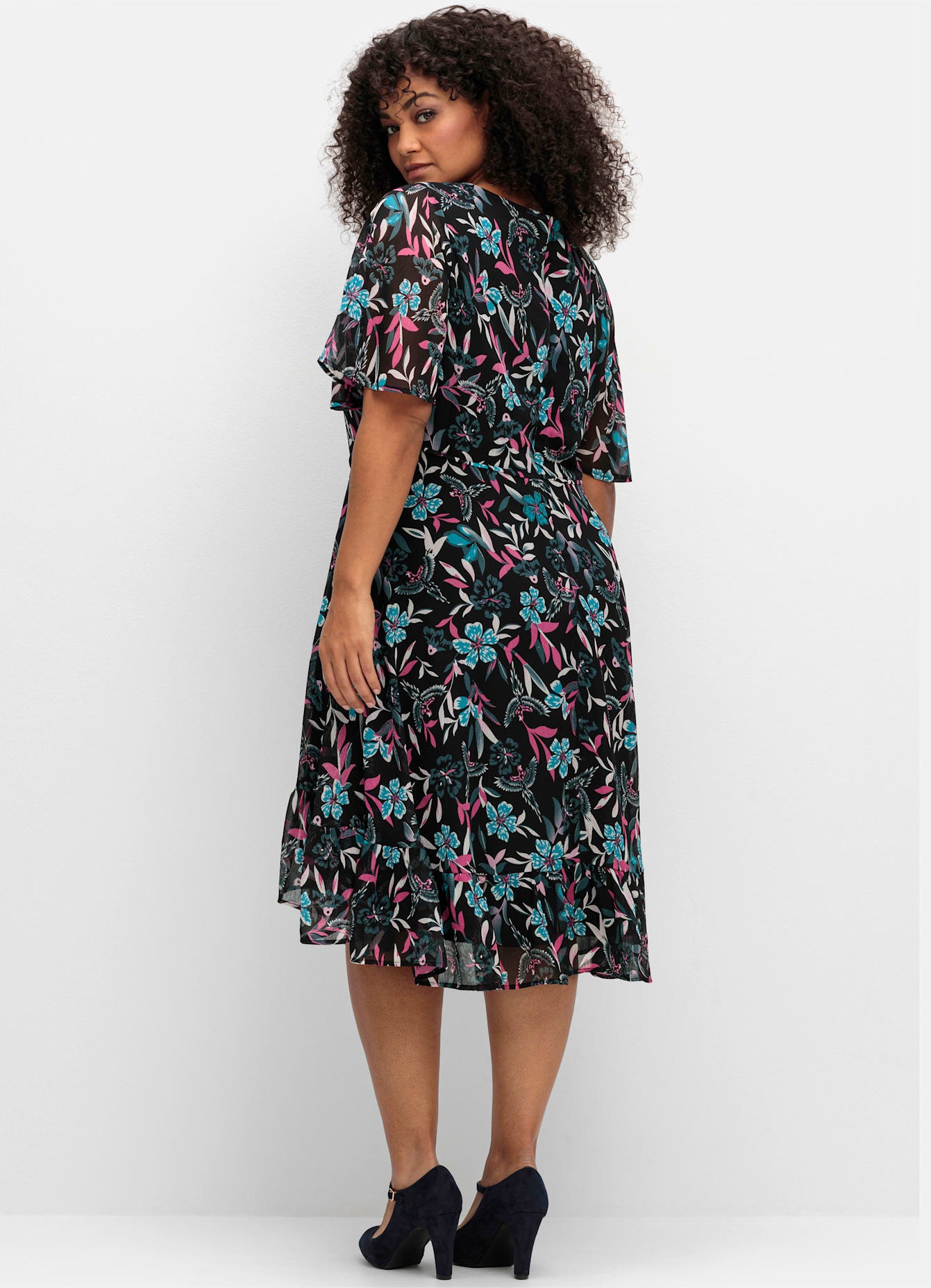 sheego by Joe Browns Chiffonkleid »Chiffonkleid«