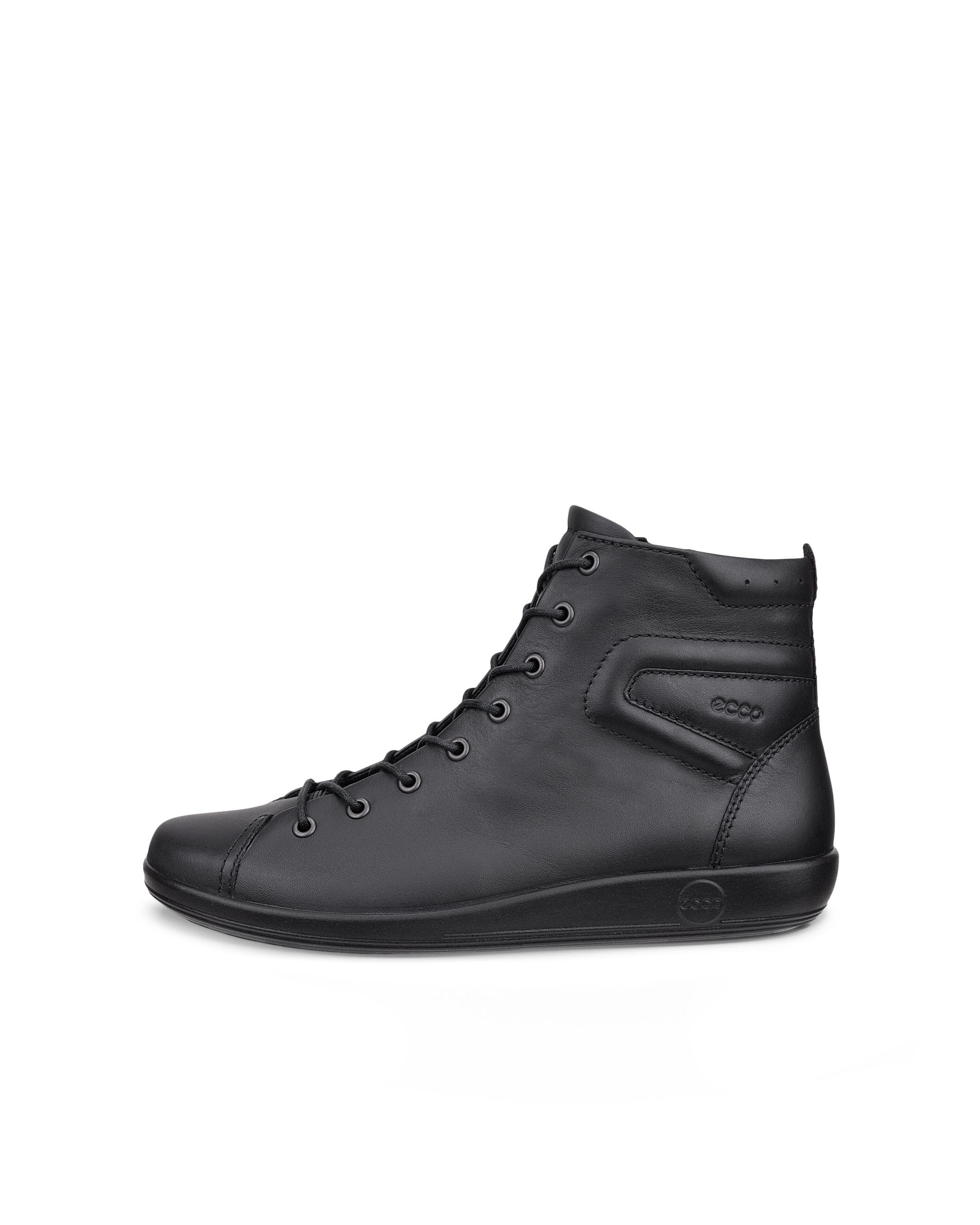 Ecco Schnürboots »ECCO SOFT 2.0«  Casual-Boots, Stiefelette, High Top-Sneaker mit Reißverschluss