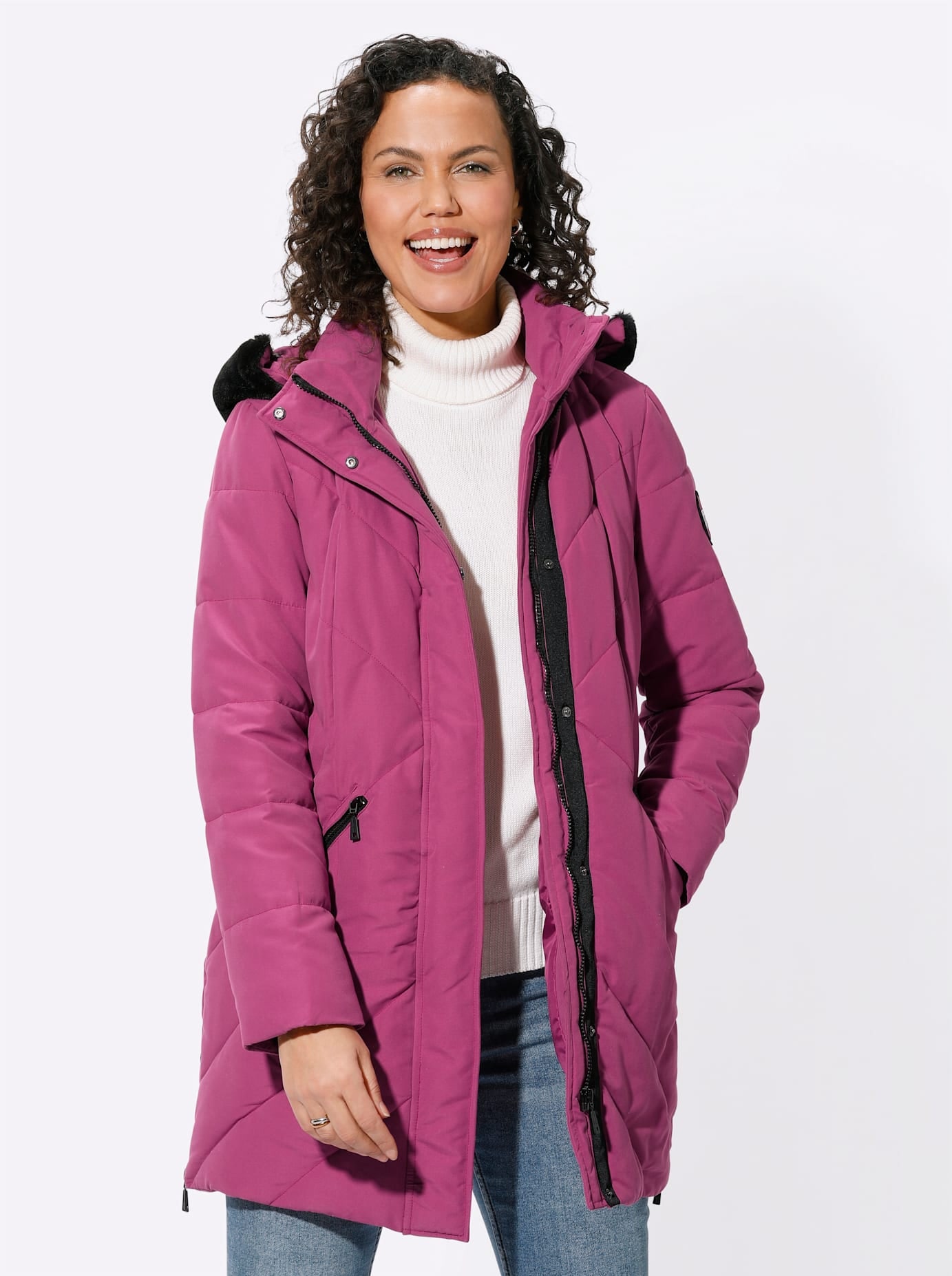 Casual Looks Steppjacke, mit Kapuze