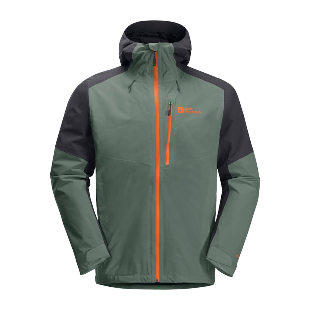 Jack Wolfskin Funktionsjacke »EAGLE PEAK 2L JKT M«, mit Kapuze