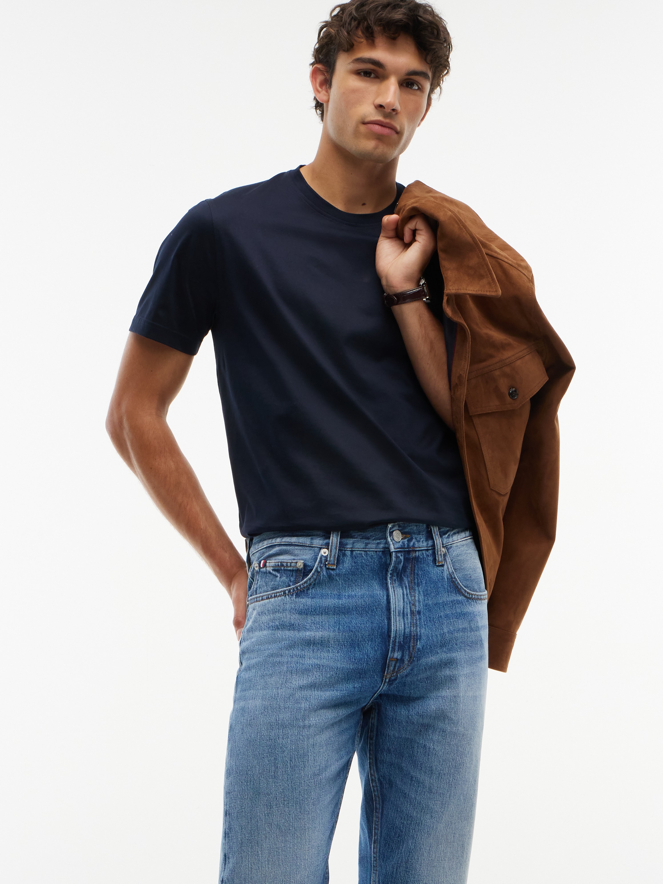 Tommy Hilfiger Gerade Jeans »DOVER REGULAR STRAIGHT« im 5-Pocket-Style, mit Used-Effekten