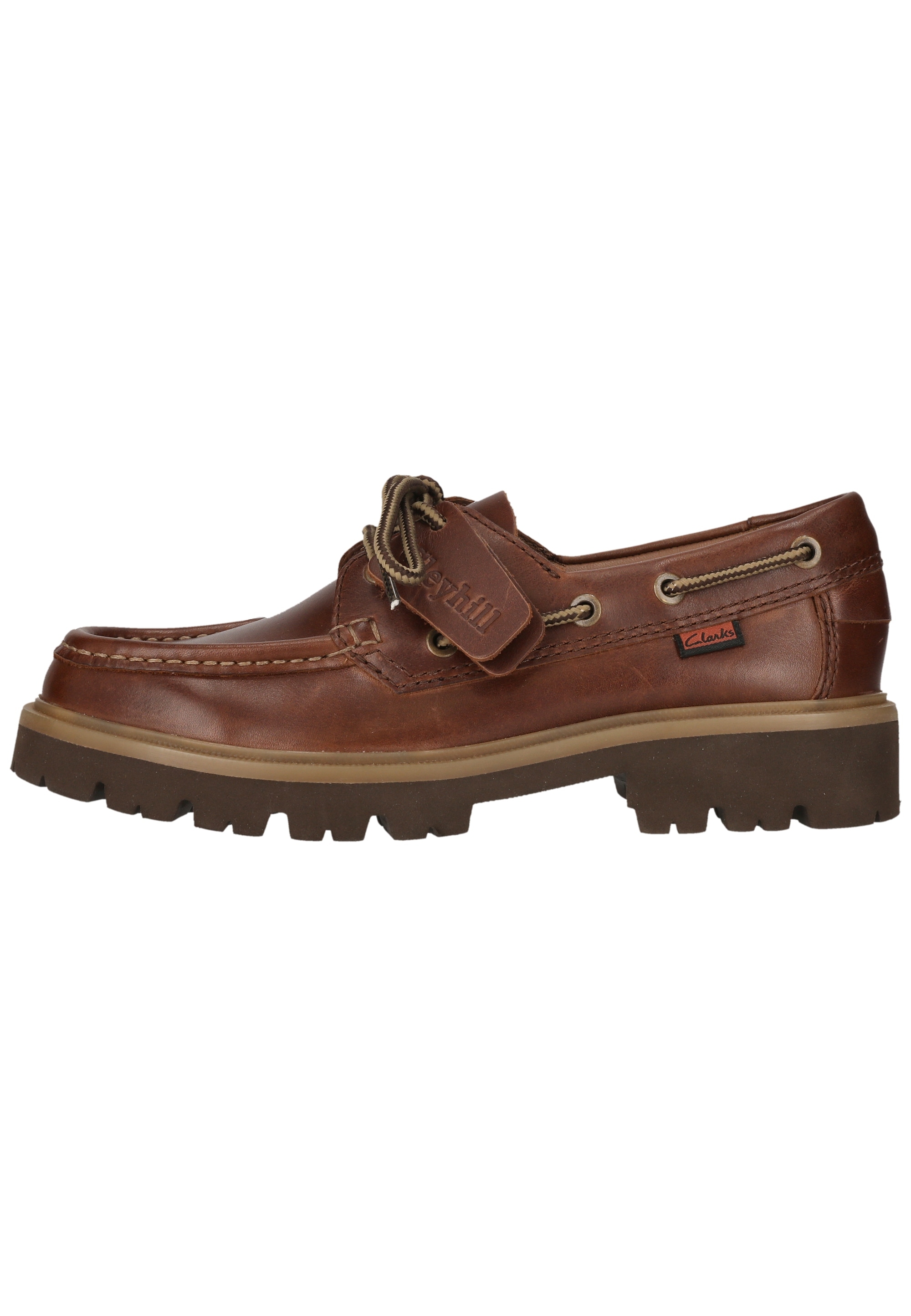Clarks Schnürschuh »Cleyhill Boat«  mit XTRALITE-Sohle