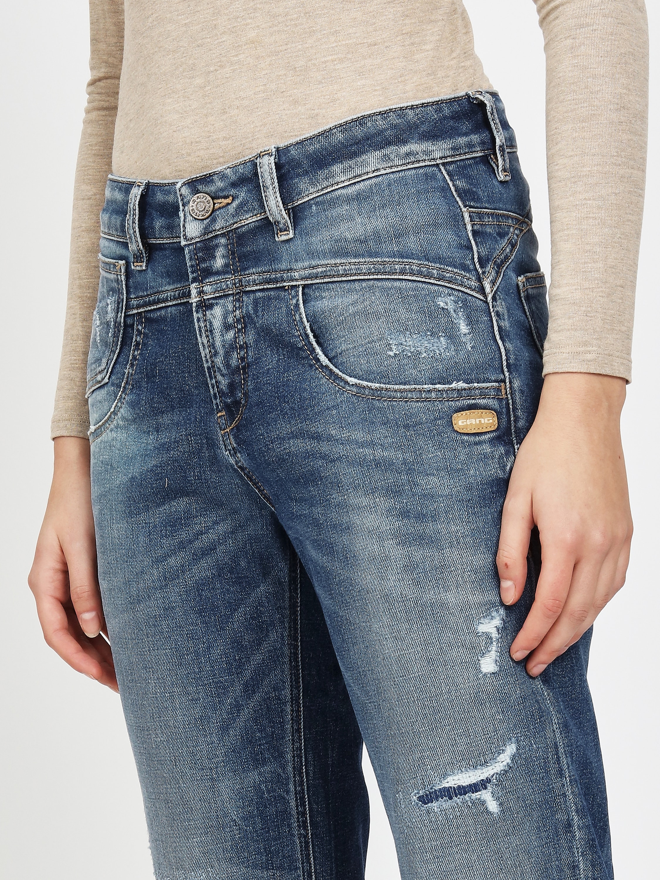 GANG Loose-fit-Jeans »GANG Jeans Loose Fit 94BO CROPPED«