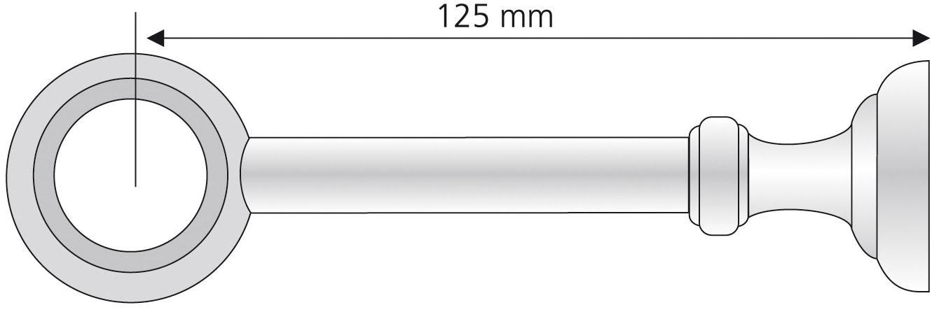 Liedeco Träger »Thüringen«, (1 St.), für Gardinenstangen Ø 28 mm