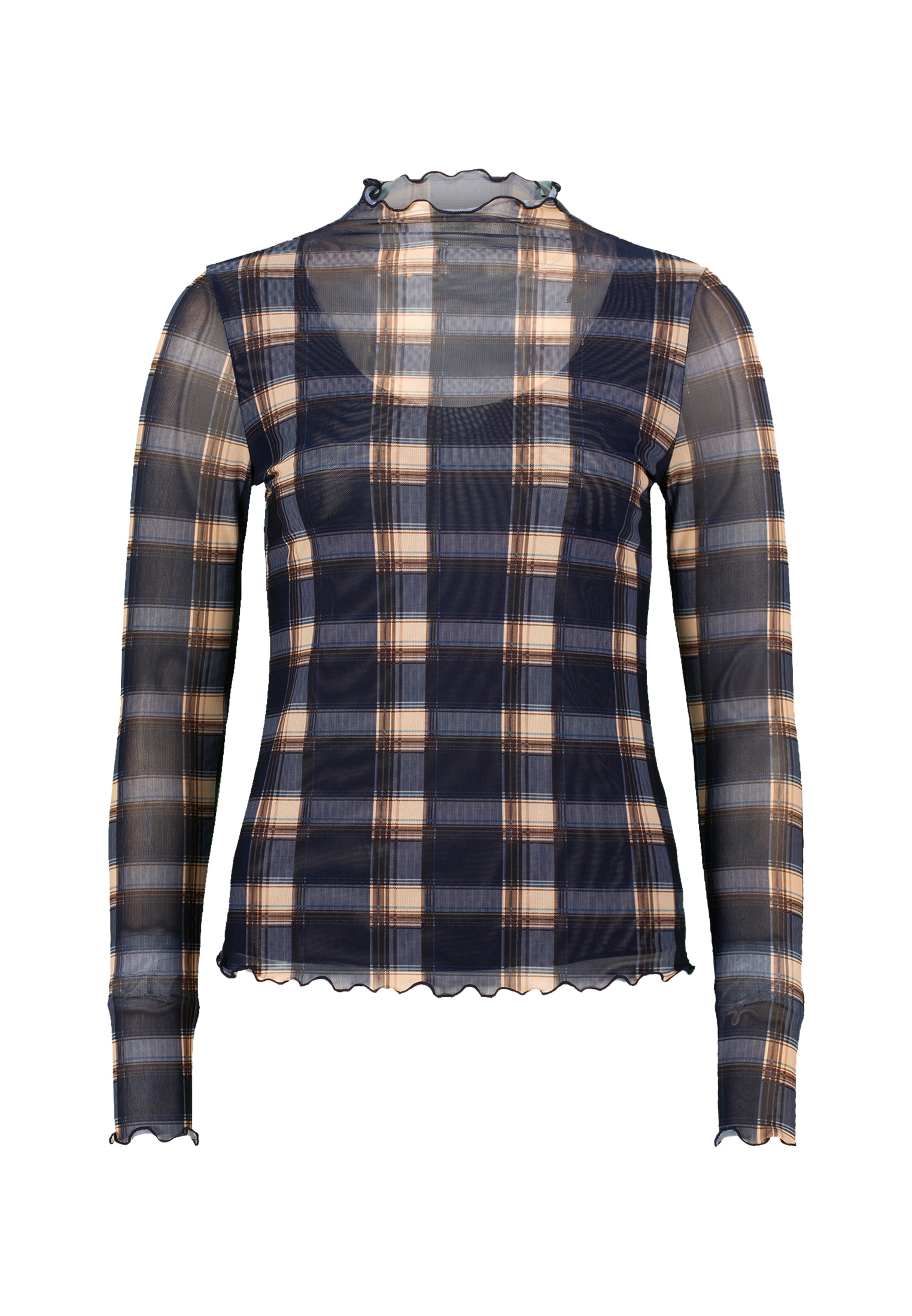 Zero Kurzarmshirt »zero Damen Mesh Langarmshirt mit Druck«, (1 tlg.), weiteres Detail