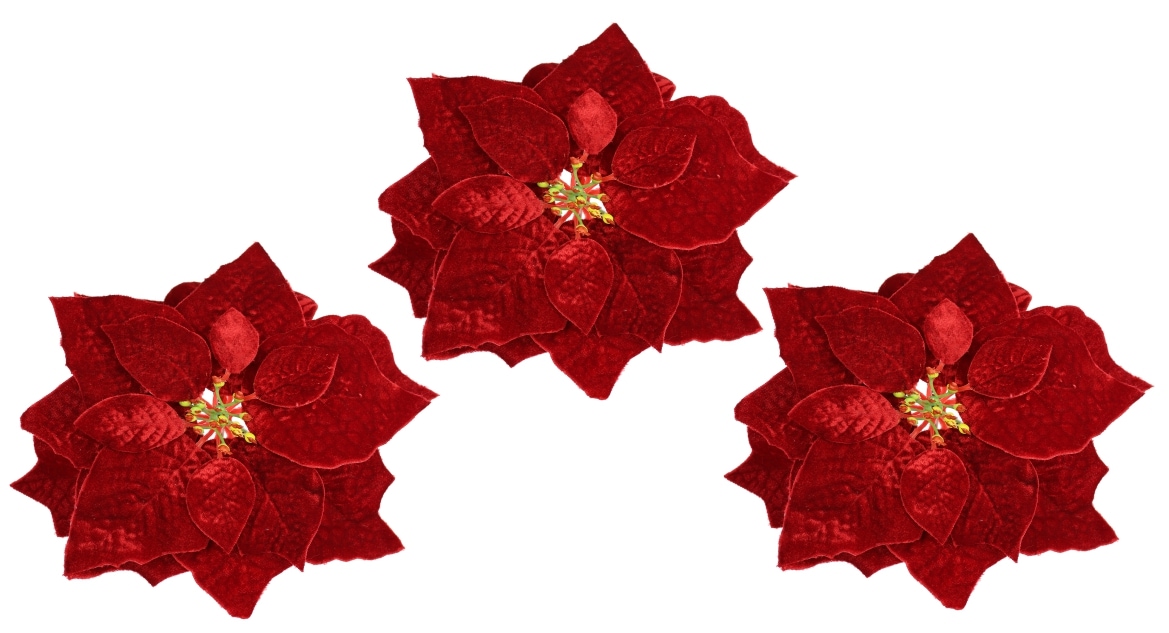 I.GE.A. Kunstblume "Samt-Poinsettia" günstig online kaufen