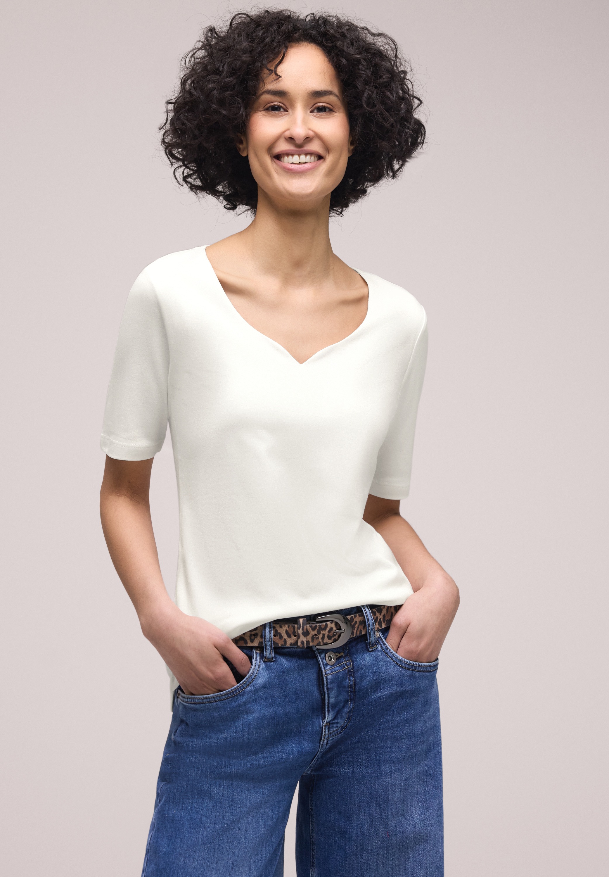 STREET ONE T-Shirt Basic günstig online kaufen