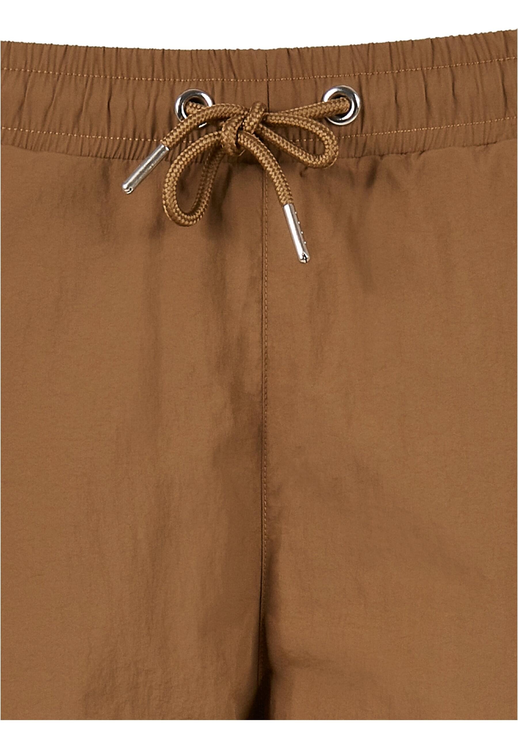 URBAN CLASSICS Cargohose »Urban Classics Damen Ladies High Waist Crinkle Nylon Cargo Pants«, (1 tlg.)