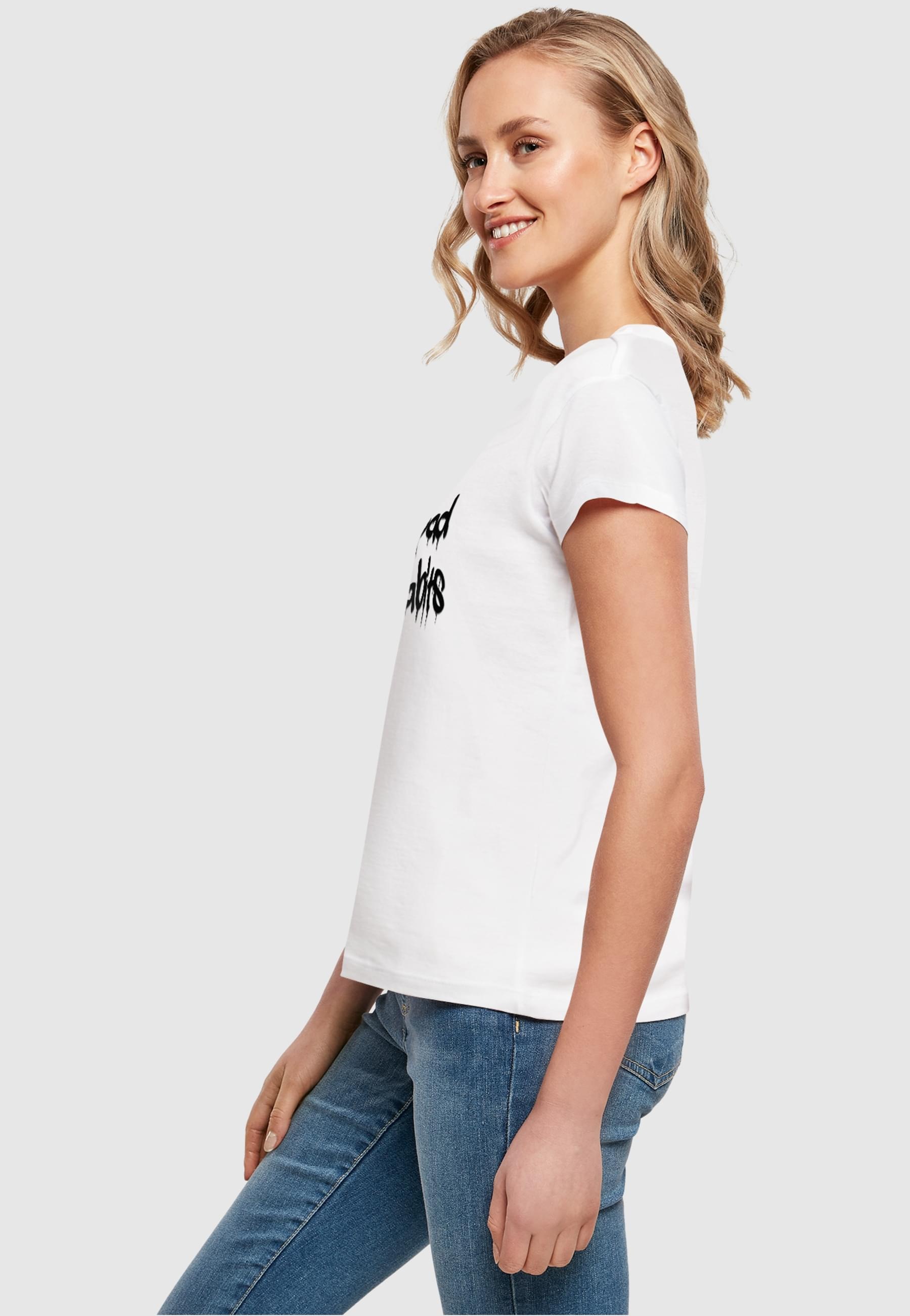 Merchcode T-Shirt »Merchcode Damen Ladies Bad Habits Box Tee«, (1 tlg.)