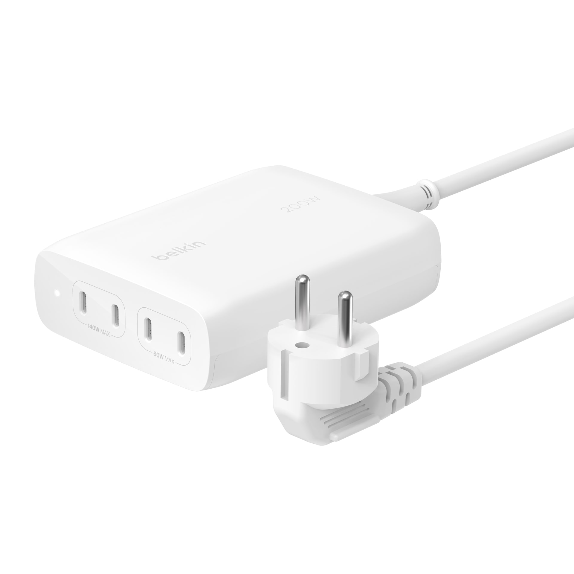 Belkin USB-Ladegerät »BoostCharge PRO 200-W-4-Port-USB-C-GaN-Ladegerät«