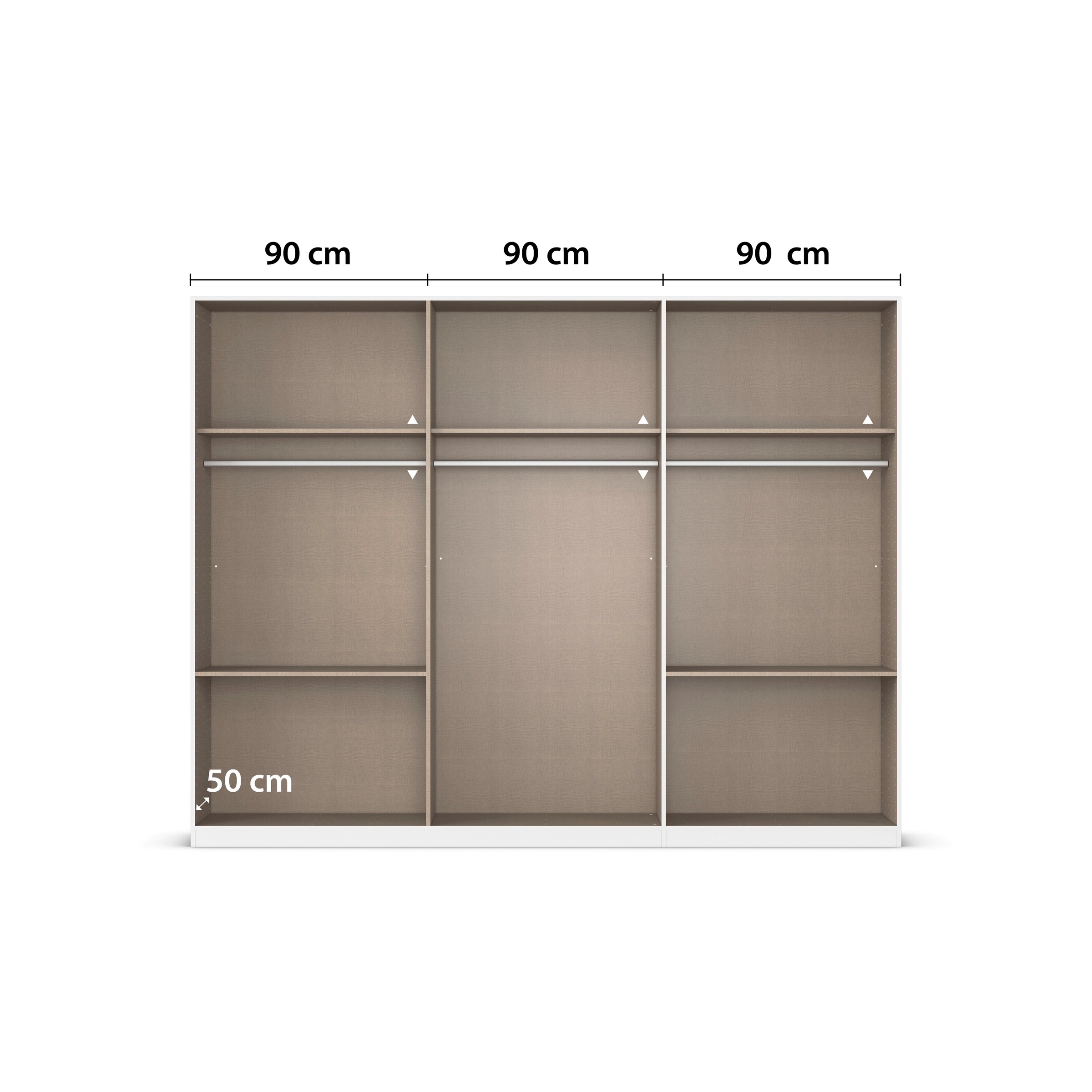 rauch Kleiderschrank »Koda«, (oberer Schubkasten mit praktischer Inneneinteilung), mit symmetrisch angeordneten Schubladen MADE IN GERMANY