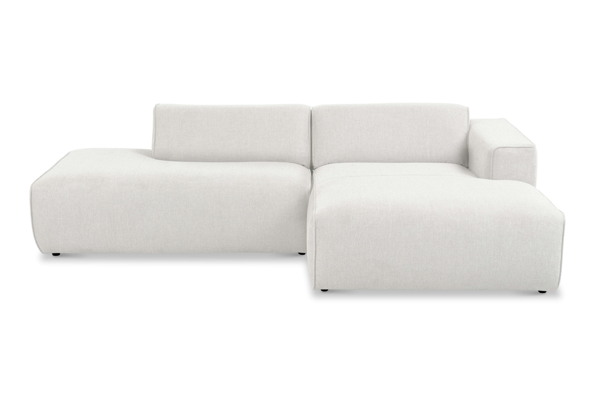 andas Ecksofa »Noord mit Kedernaht, Breite 227 cm«, mit Kedernaht, Breite 227 cm, Cord, Struktur, Webstoff