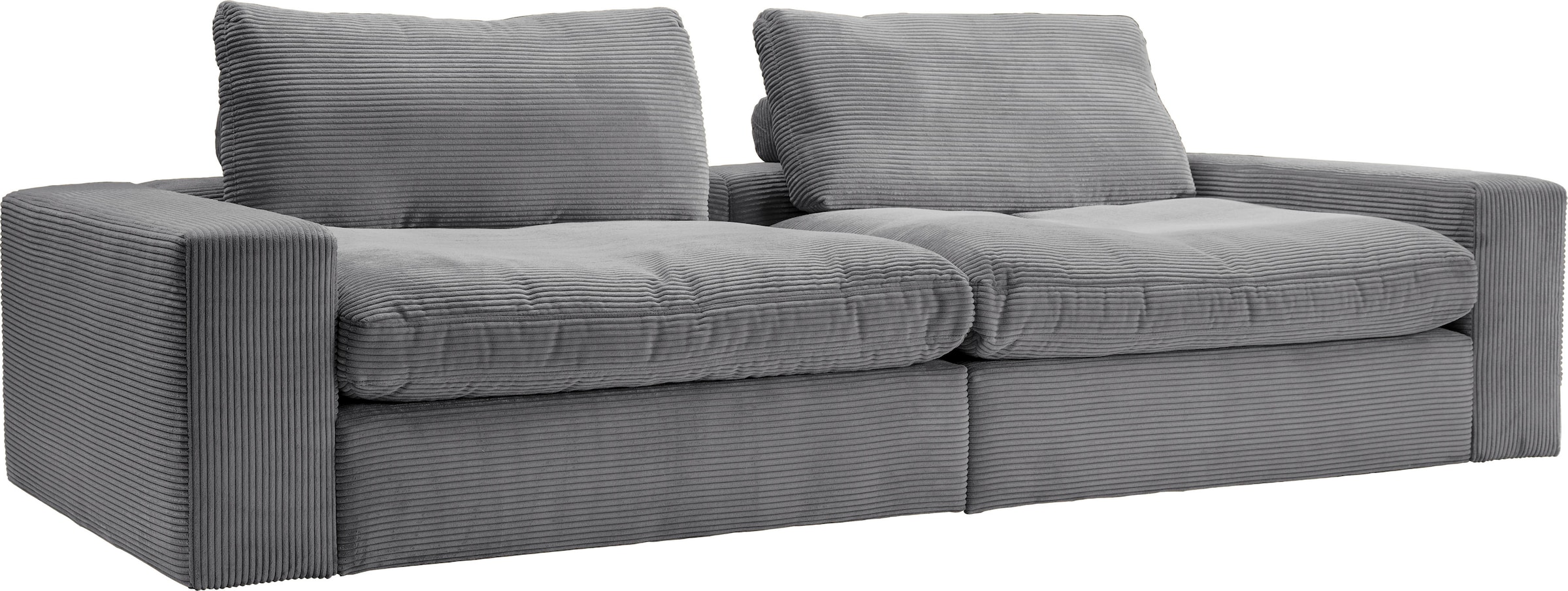 alina Big-Sofa »Sandy«, 296 cm breit und 123 cm tief, in modernem Cordstoff
