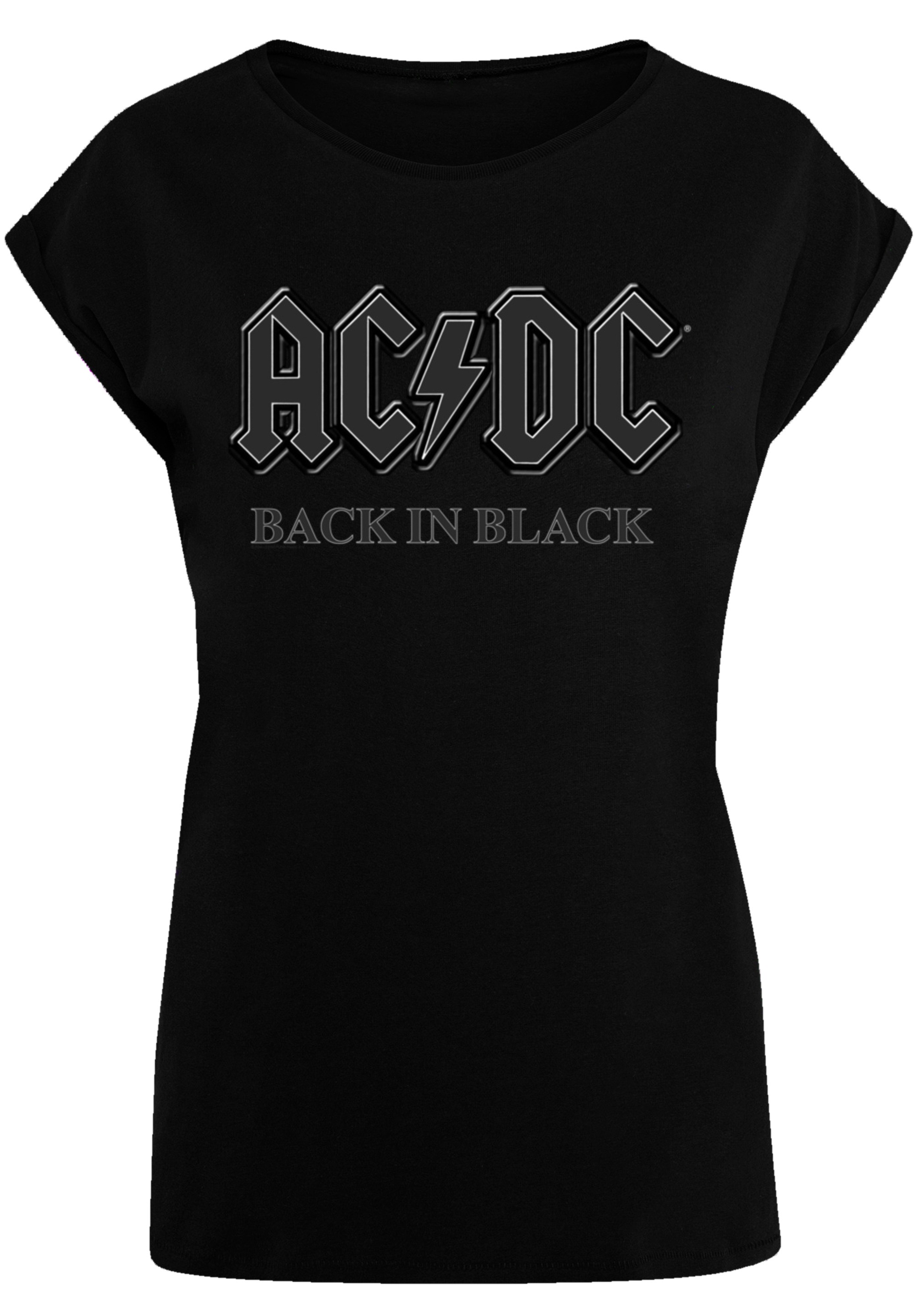 F4NT4STIC T-Shirt »ACDC Back in Black«, Premium Qualität