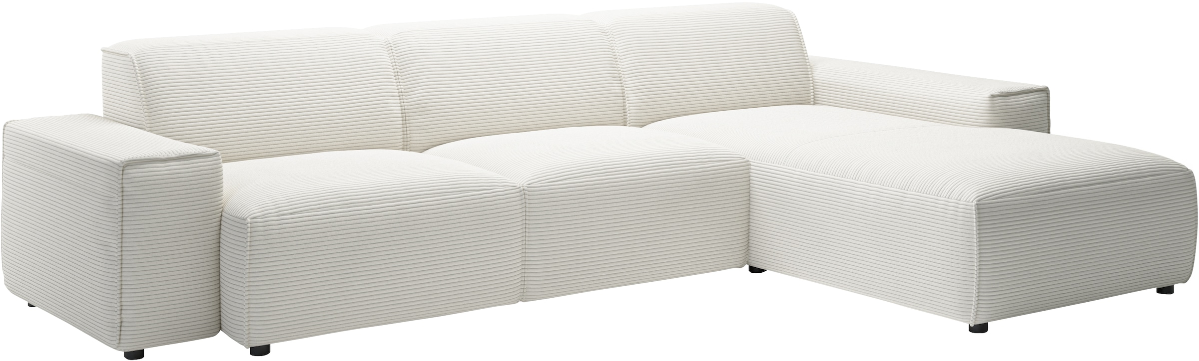 andas Ecksofa »Glimminge auch in Breitcord, Feincord, Bouclé + Easy care-Bezug«, L-Form, Breite 294, Zierkissen