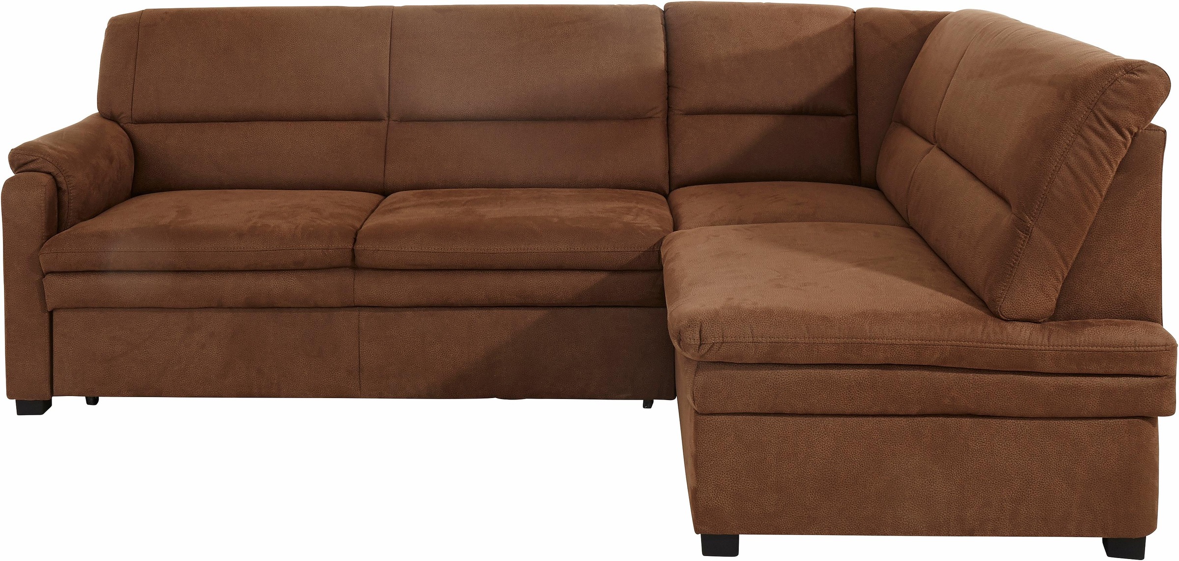 sit&more Ecksofa »Pisa L-Form«, mit Federkern, wahlweise mit Bettfunktion