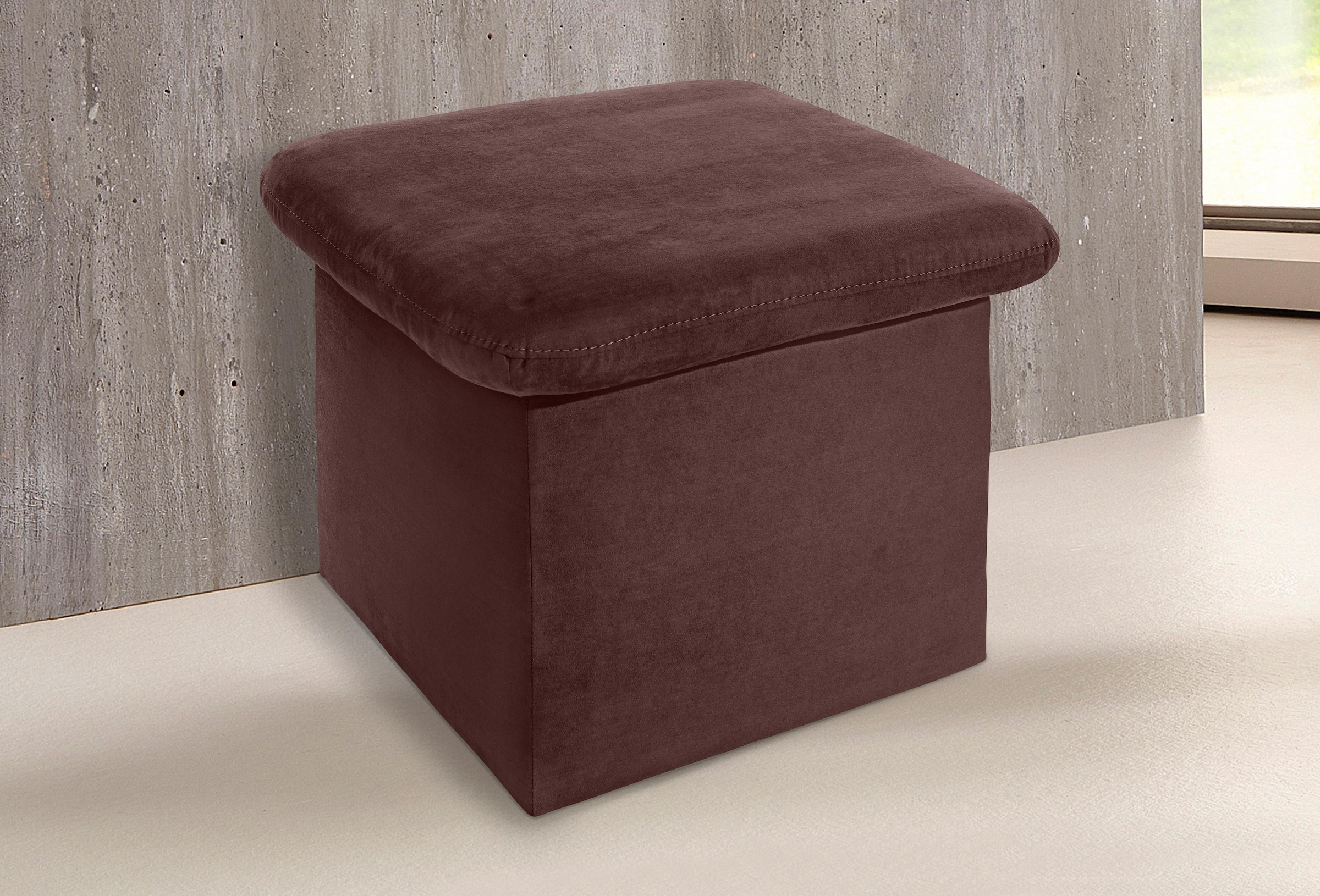 COTTA Hocker "Casino", Generelle Maße (B/T/H): 56/56/42 cm günstig online kaufen