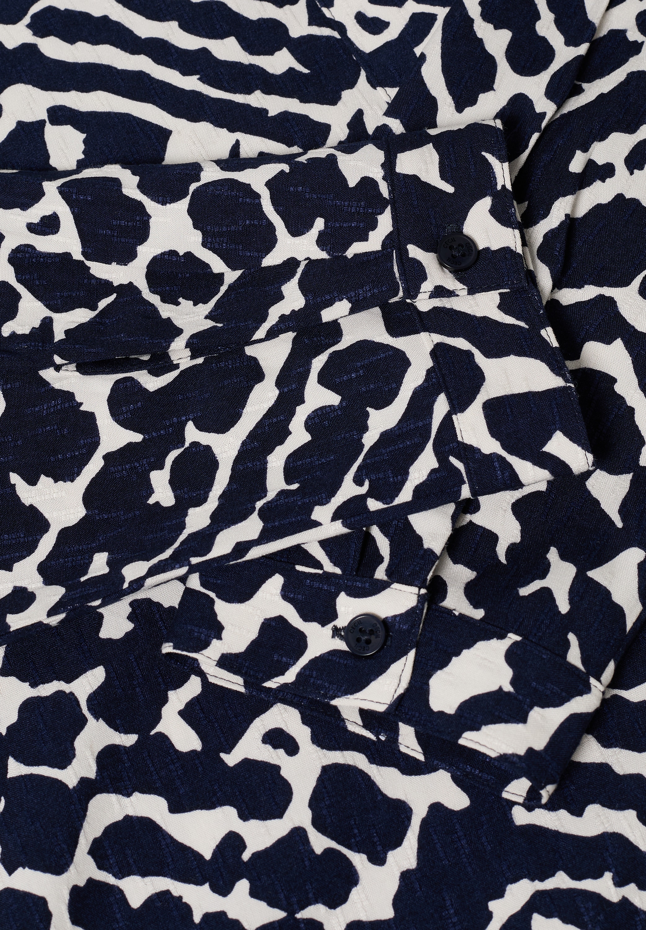 Cecil Langarmbluse mit allover Print