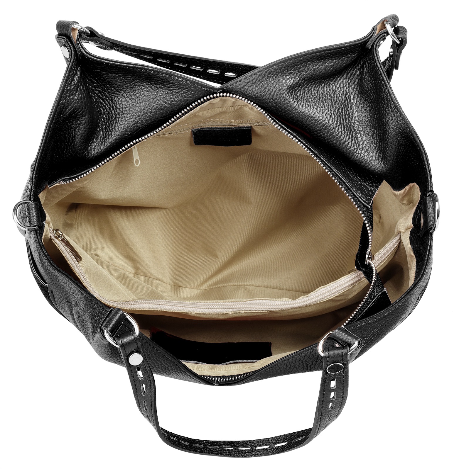 Samantha Look Shopper, echt Leder, Made in Italy