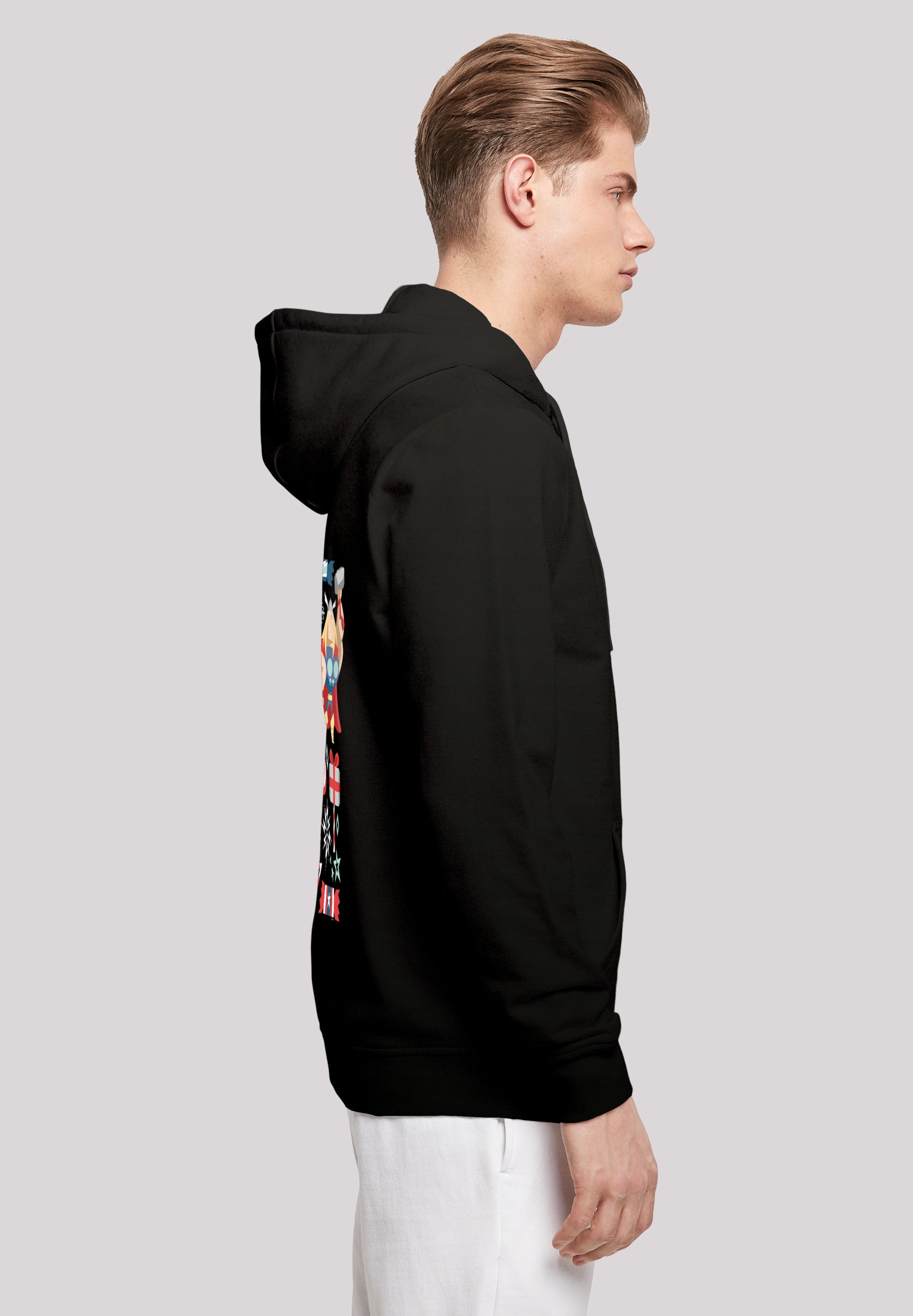 F4NT4STIC Kapuzenpullover »Marvel Thor und Captain America Lebkuchen«, Print