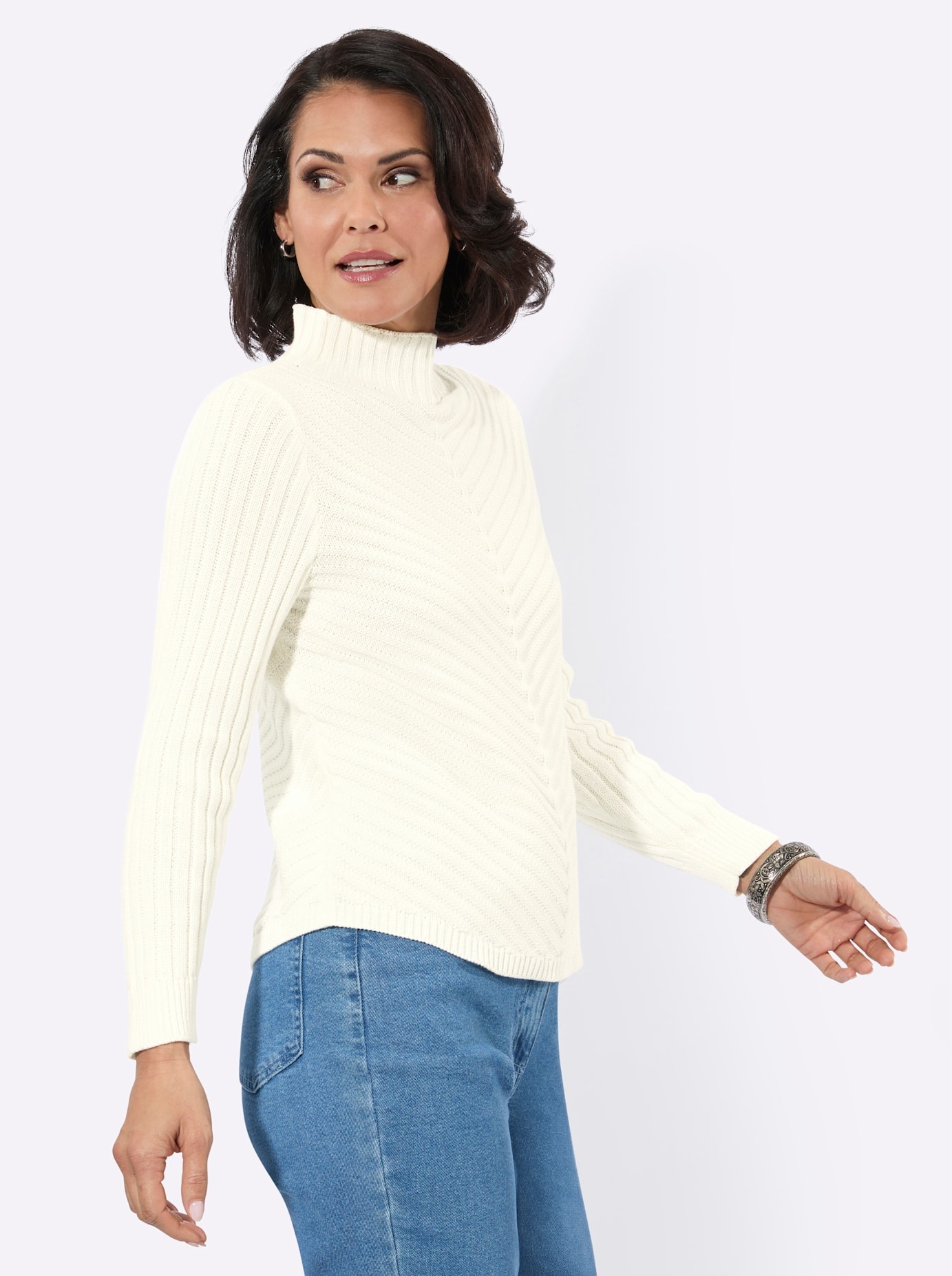 Casual Looks Stehkragenpullover »Stehkragen-Pullover«