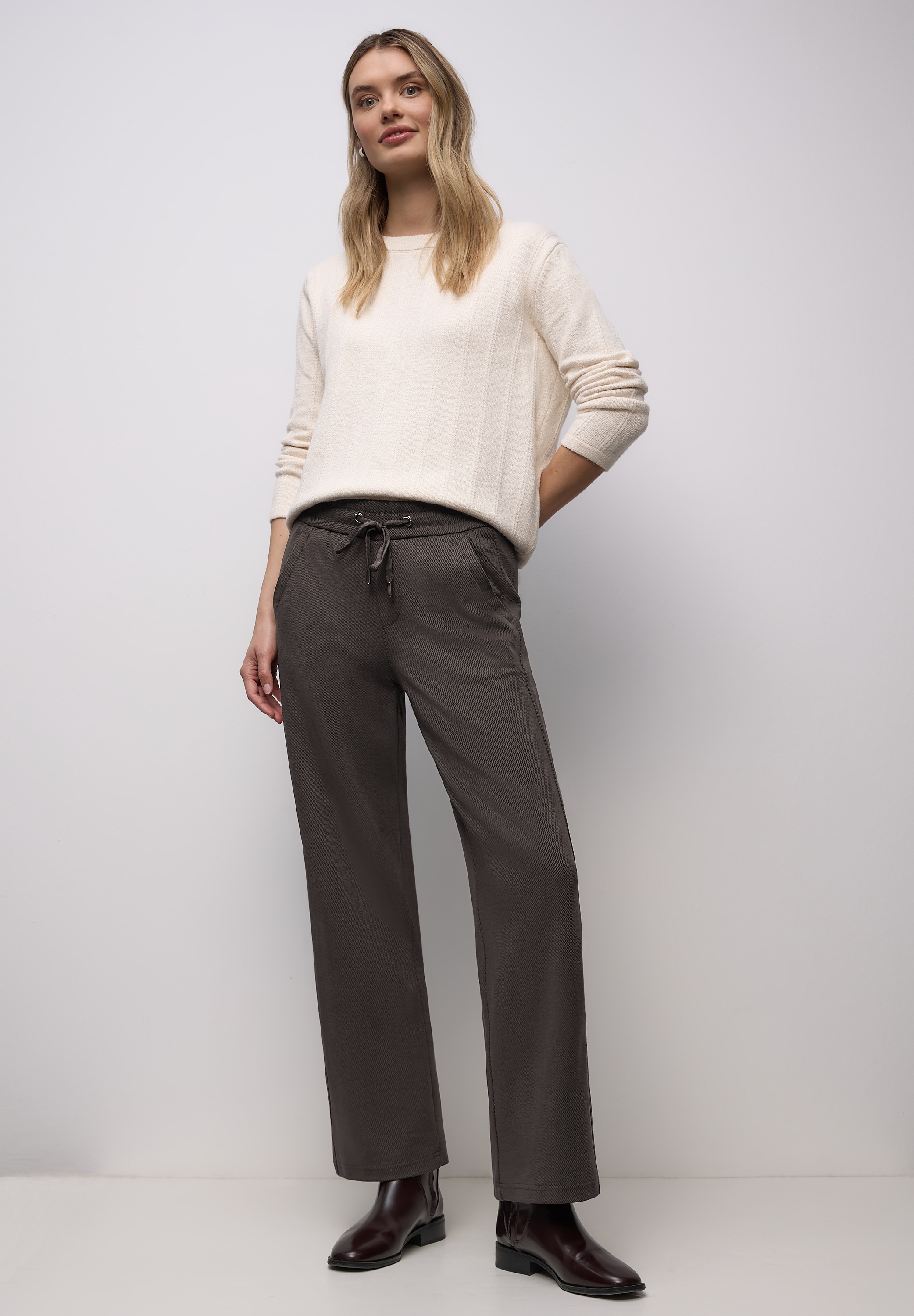 STREET ONE Stoffhose  Middle Waist