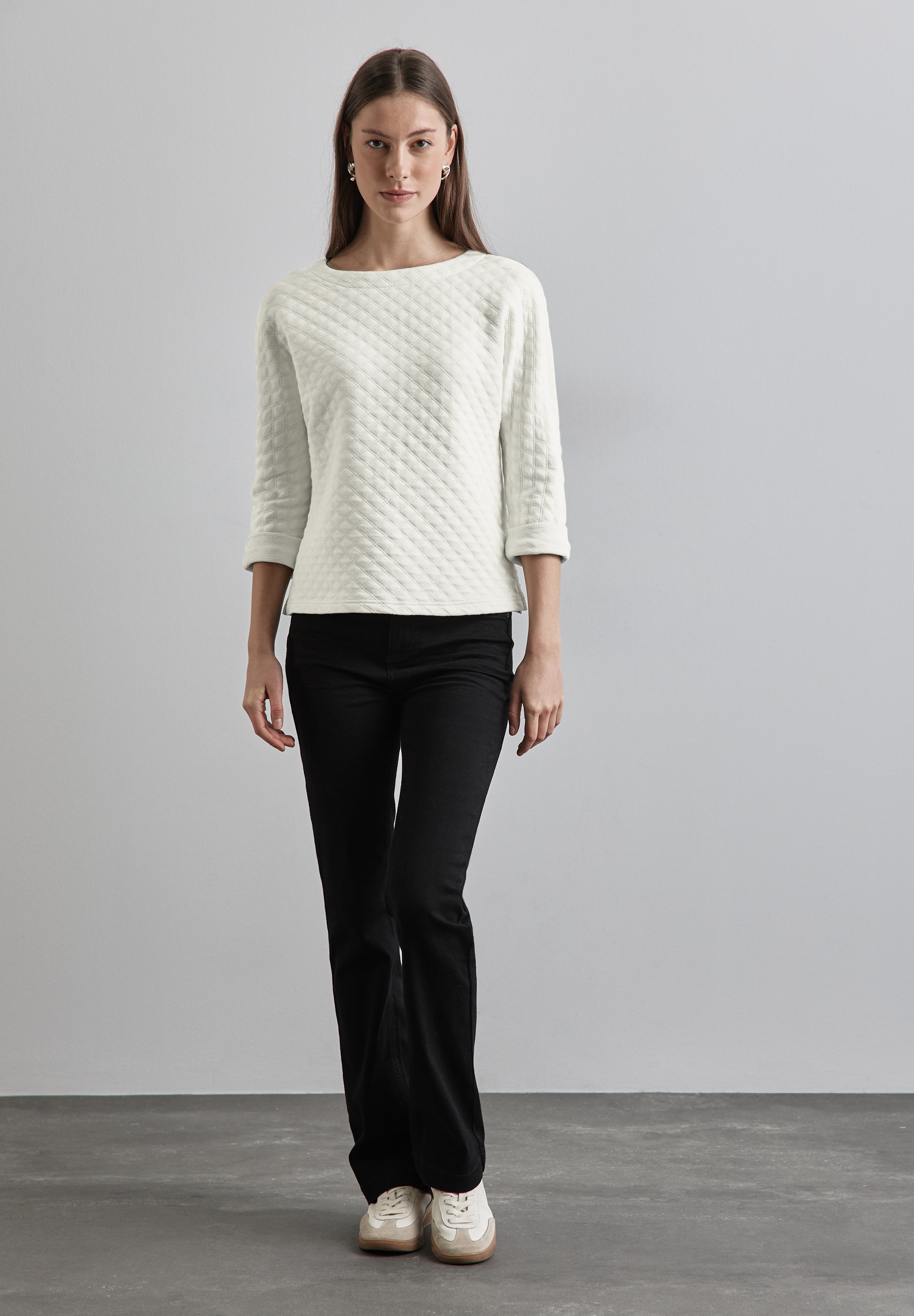 STREET ONE 3/4-Arm-Shirt, mit Struktur
