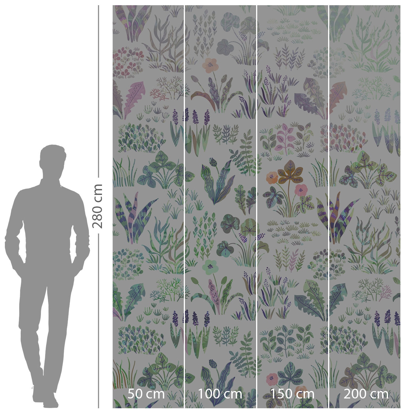 Komar Vliestapete »Digitaldruck Vlies - Flower Farm - Größe 200 x 280 cm«, bedruckt, Kinderzimmer