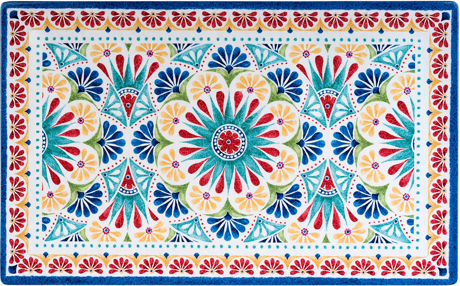 APS Tablett "Arabesque" Terrakotta-Optik, spülmaschinengeeignet