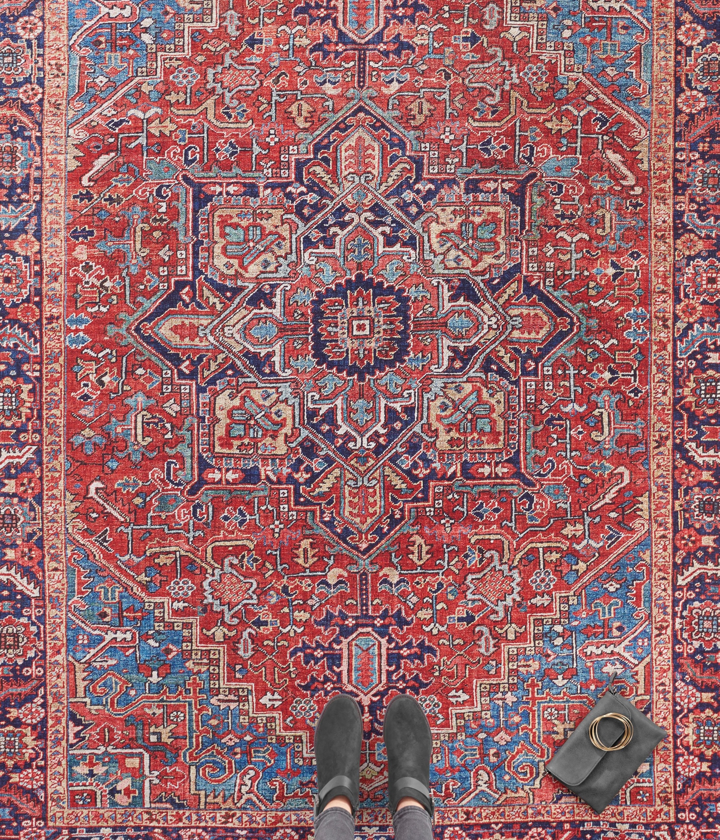 NOURISTAN Teppich »Amata«, rechteckig, Orientalisch, Orient, Vintage, Wohnzimmer, Schlafzimmer, Esszimmer