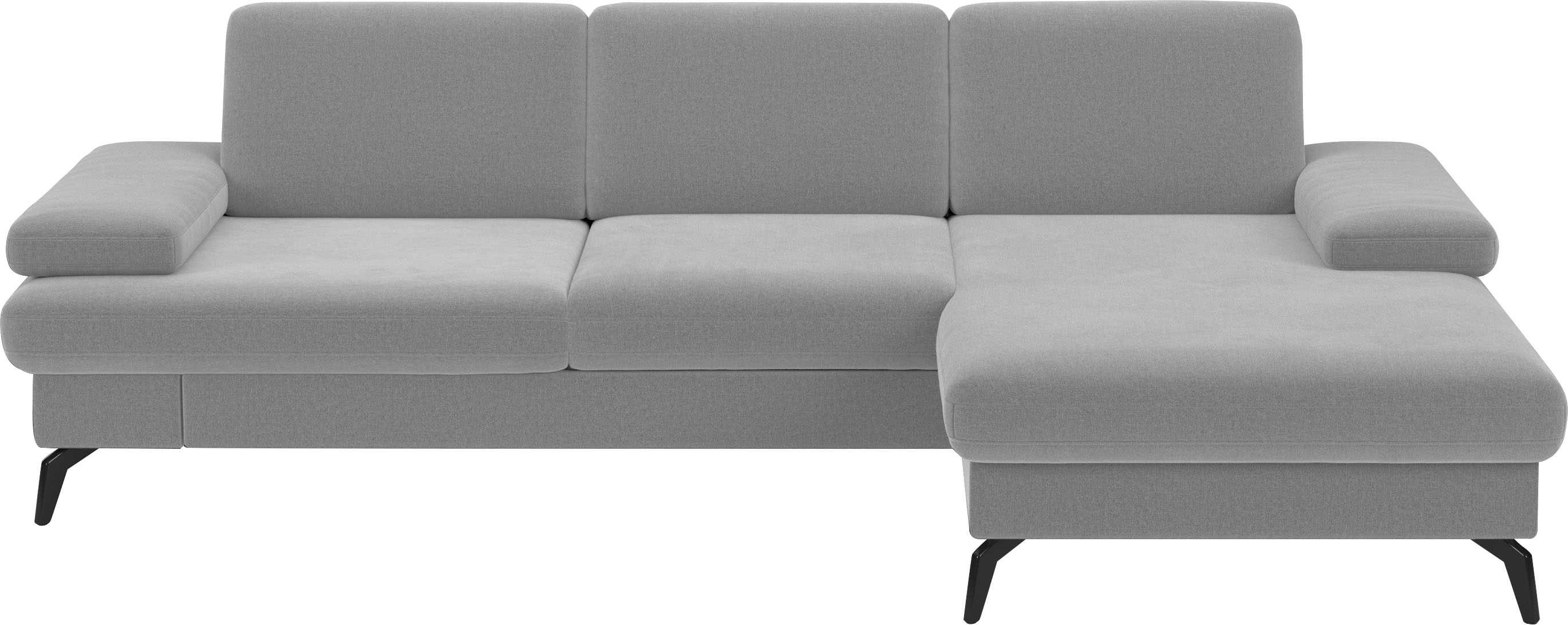 sit&more Ecksofa "Morris L-Form, inkl. Sitztiefenverstellung" wahlweise mit Armteilverstellung, Schlaffunktion & Bettkasten