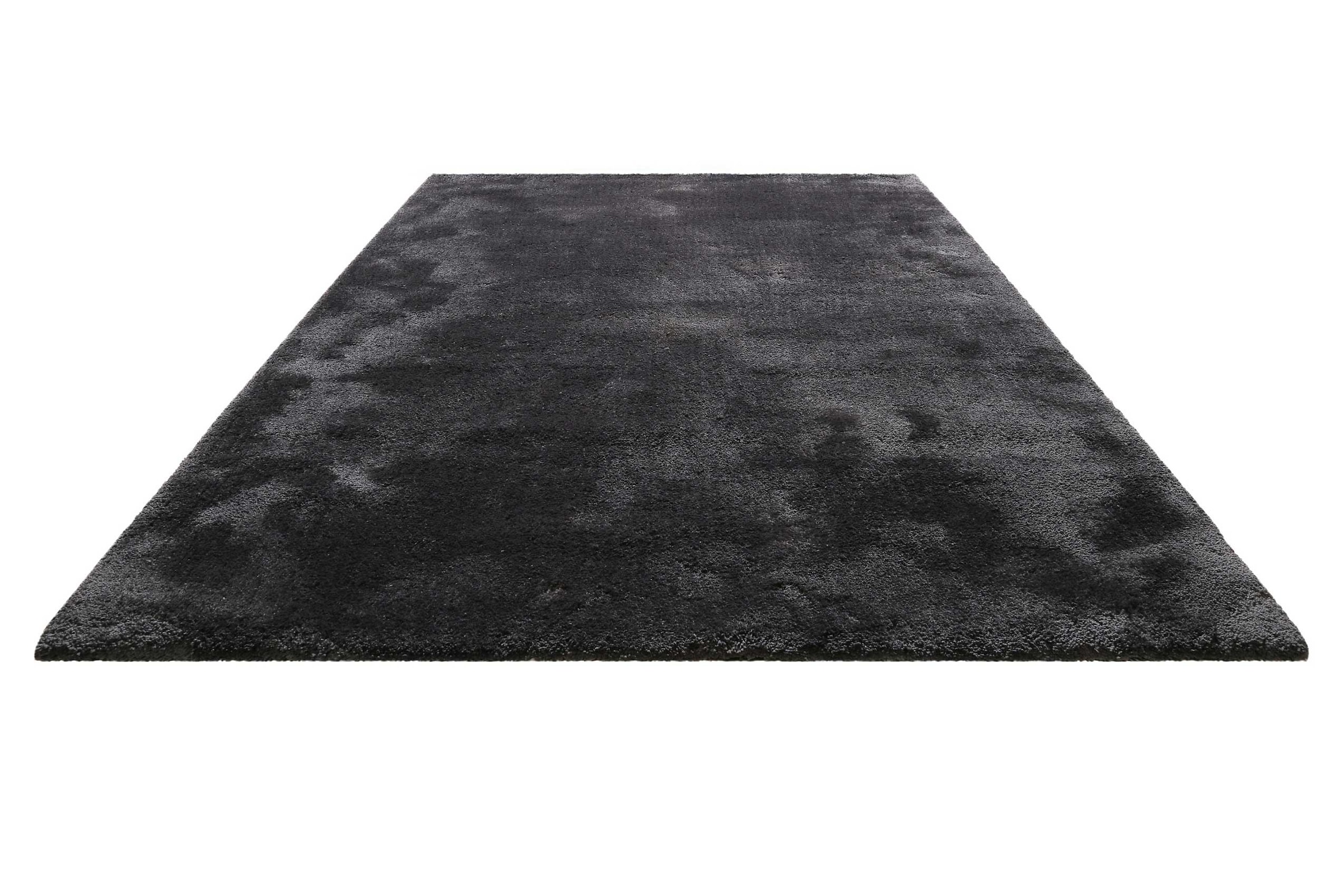 Homie Living Teppich »Pisa«, rund, 25 mm Höhe, Hochflor, Microfaser, uni, weich, Shaggy, Wohnzimmer, Schlafzimmer