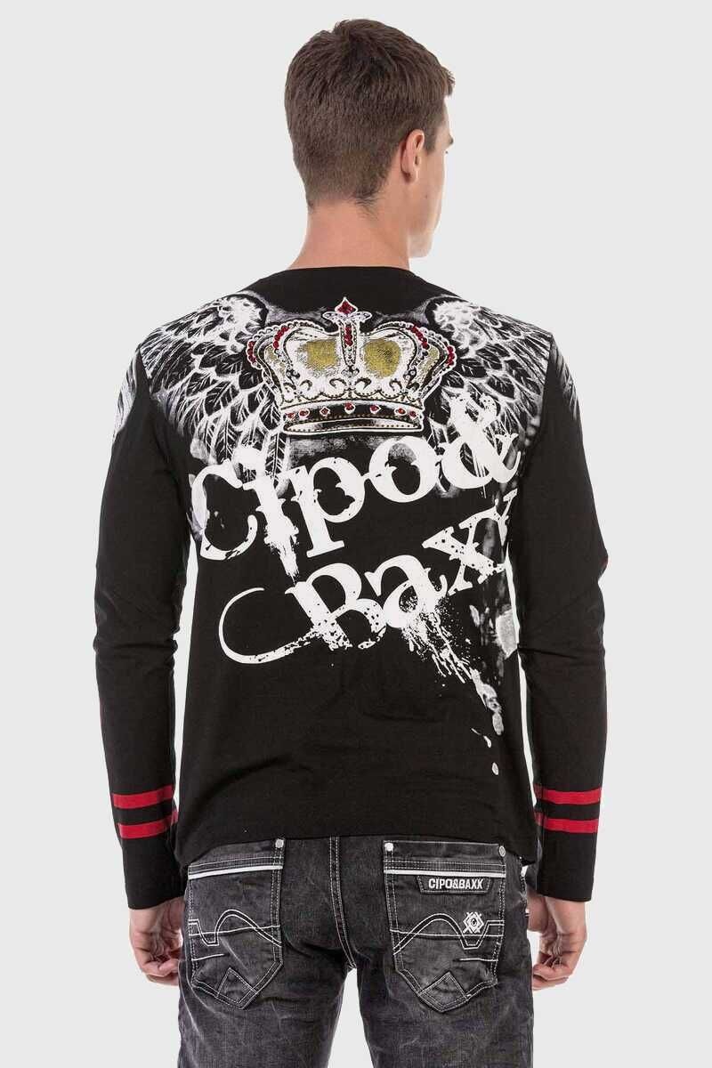 Cipo & Baxx T-Shirt »Sweatshirts«, mit coolem Print