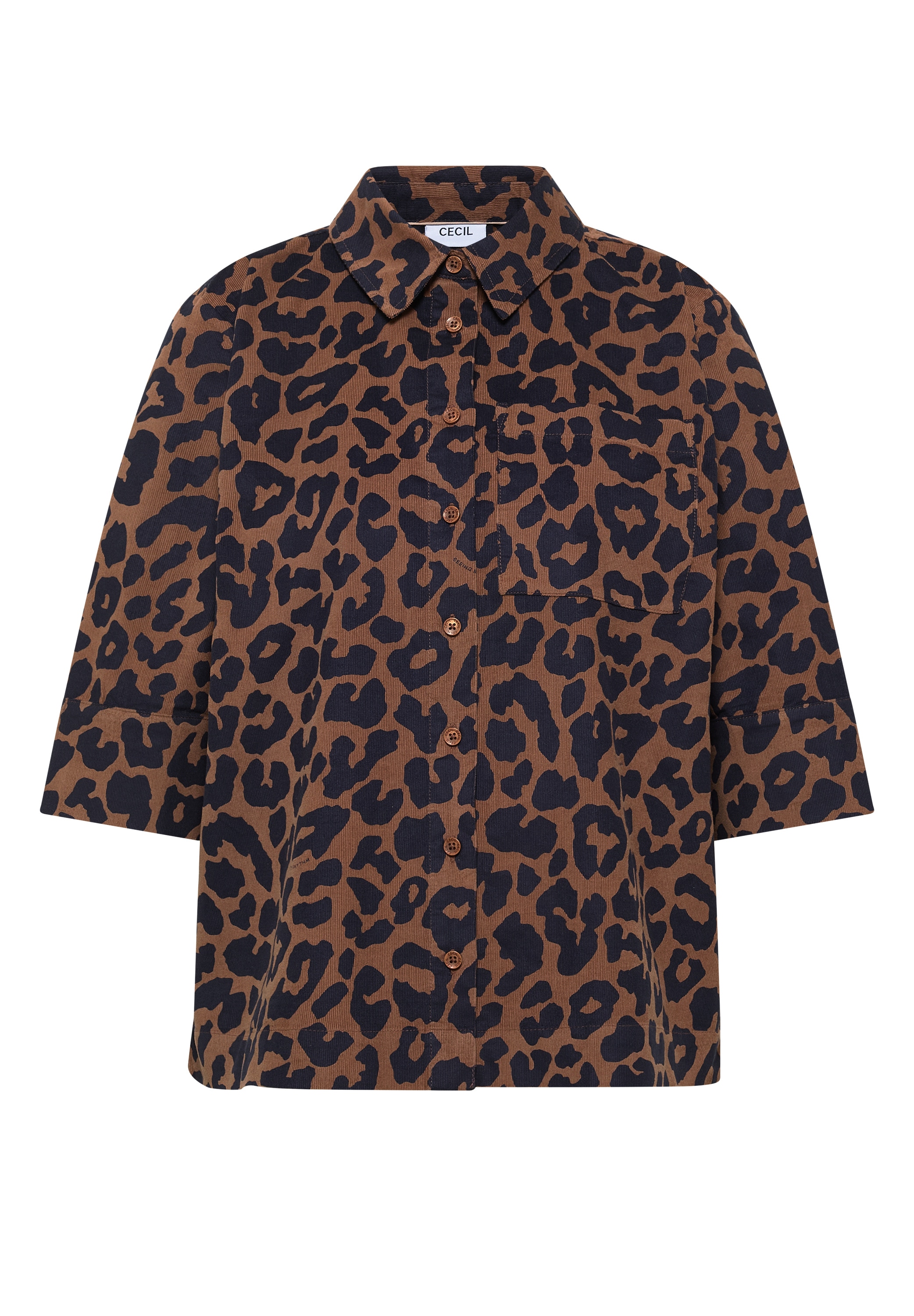 Cecil Hemdbluse mit Leomuster