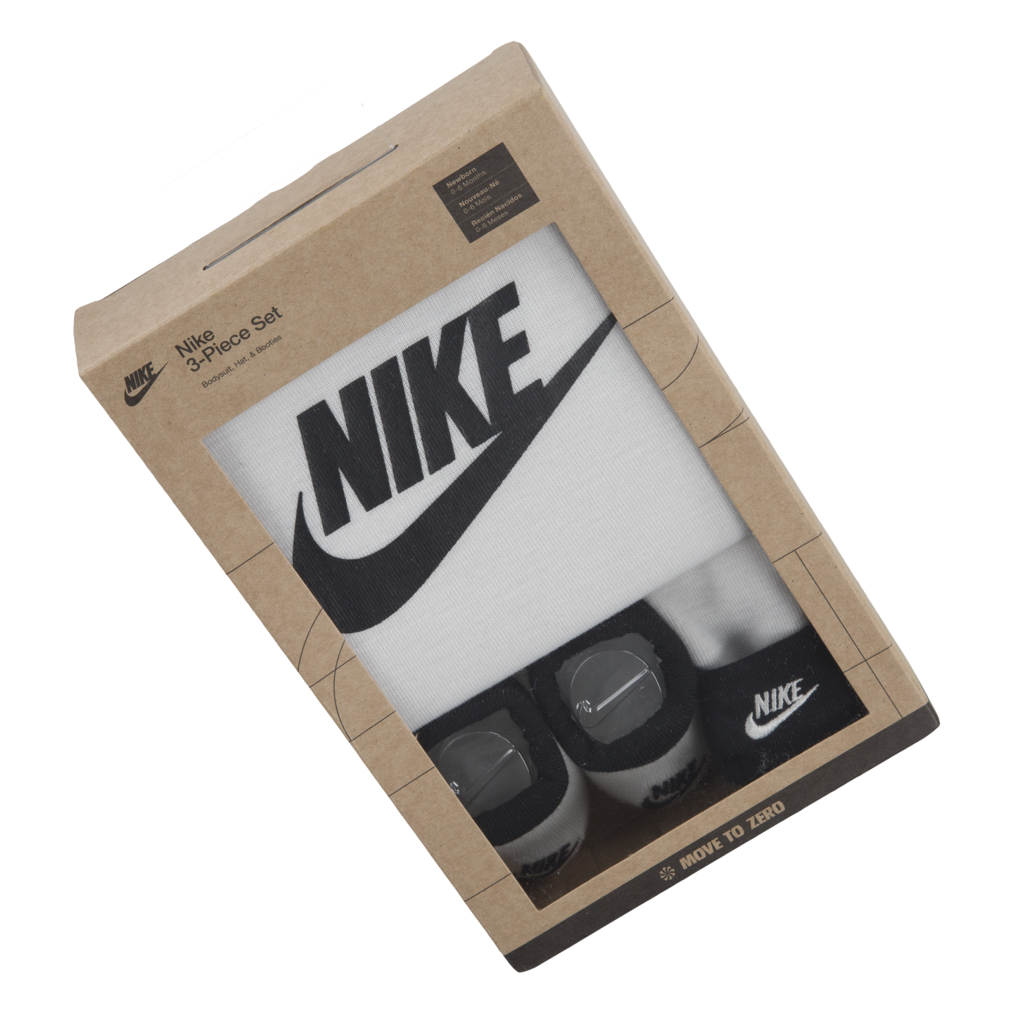 Nike Sportswear Neugeborenen-Geschenkset »NHN SUSTAINABLE 3PC FUTURA SET« 3 tlg. für Babys, 3-teilig, weiches Material