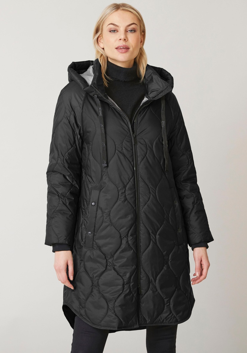 Marikoo Winterjacke »Soranaa«, langer Winter Mantel mit für Kapuze BAUR | kaufen